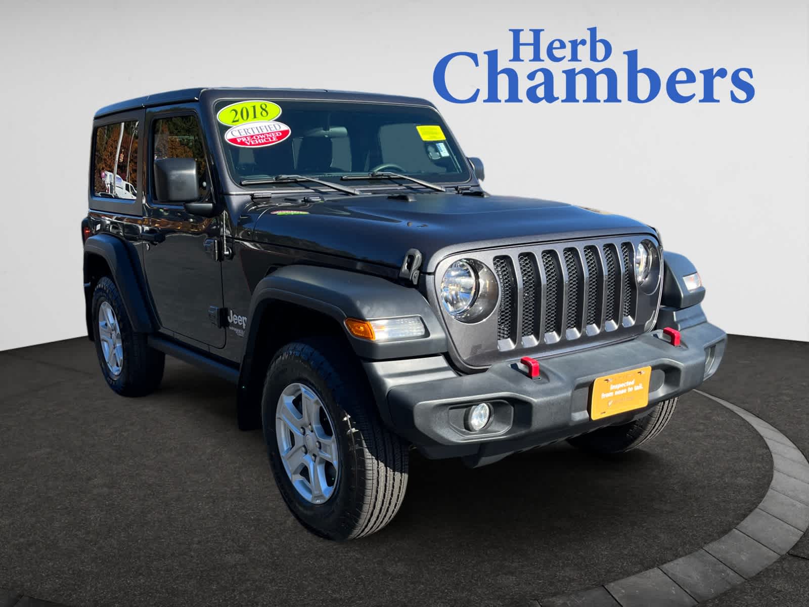 used 2018 Jeep Wrangler car, priced at $23,998