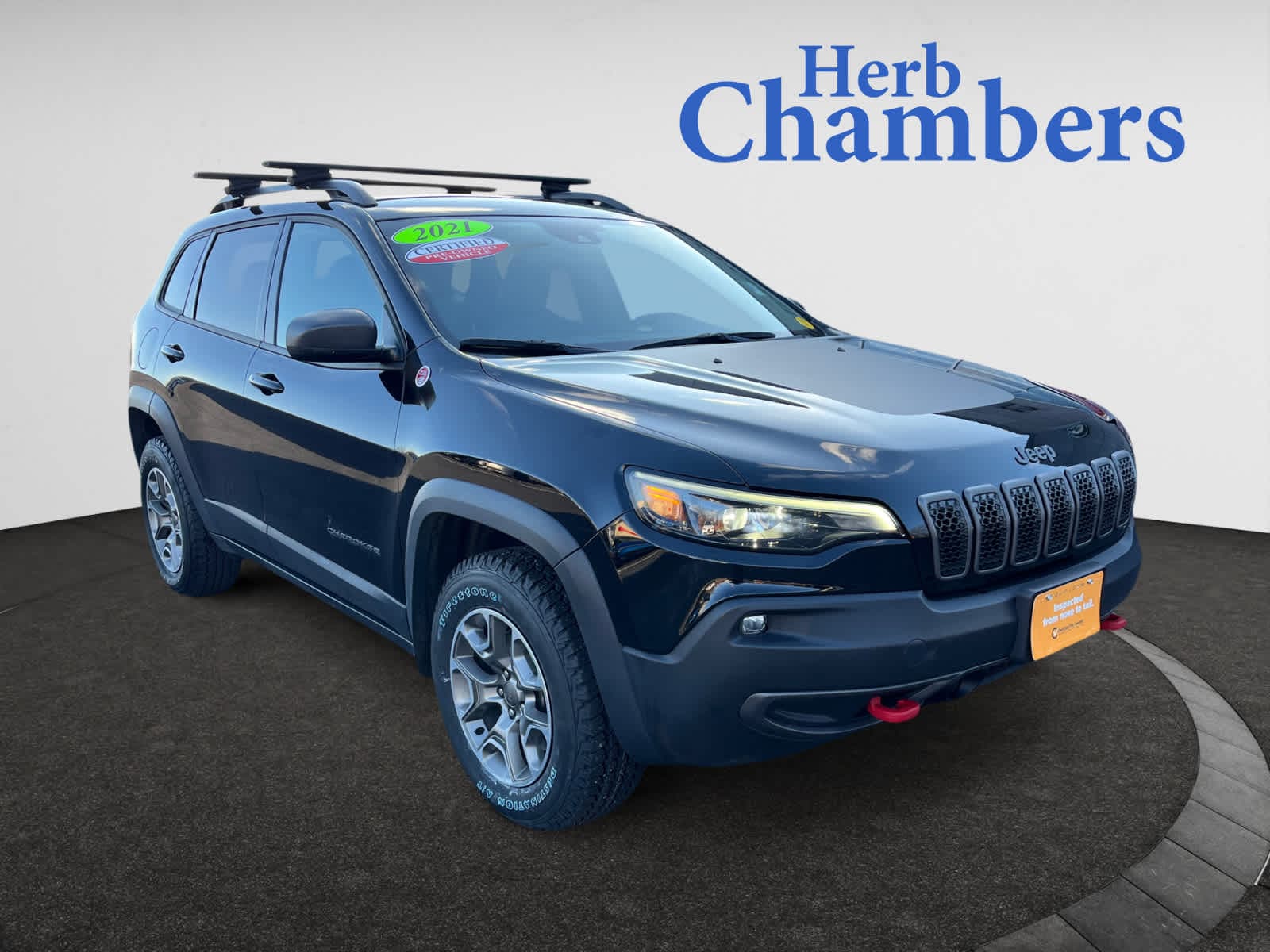 used 2021 Jeep Cherokee car, priced at $24,898