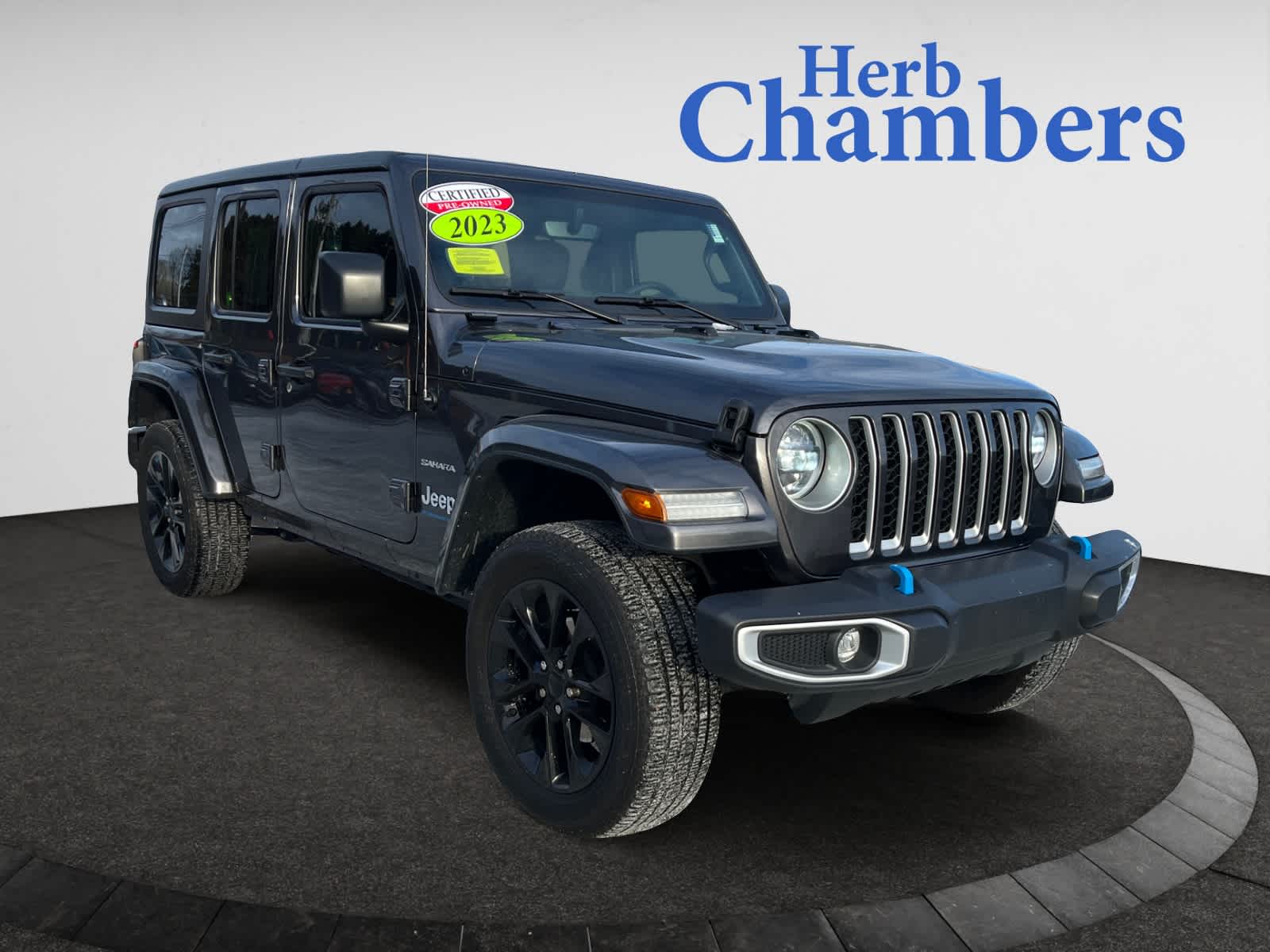 used 2023 Jeep Wrangler 4xe car, priced at $36,198