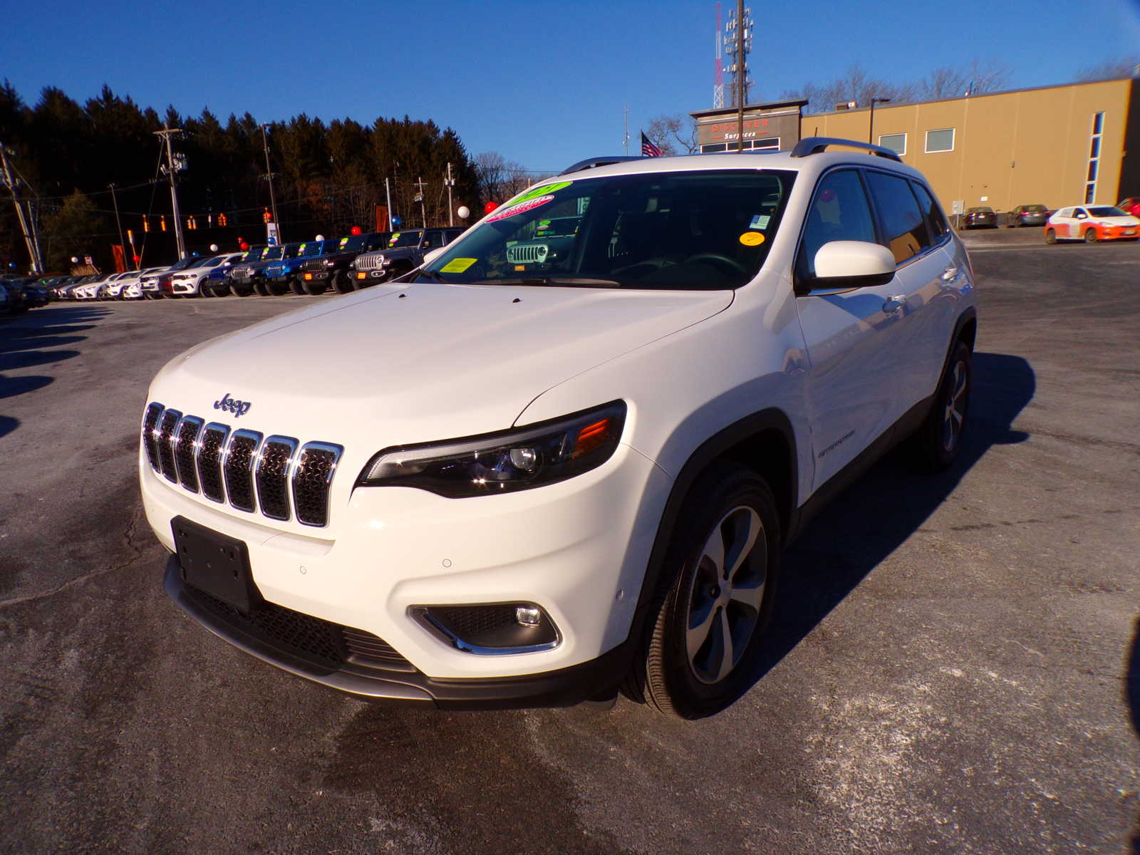 used 2021 Jeep Cherokee car, priced at $26,498