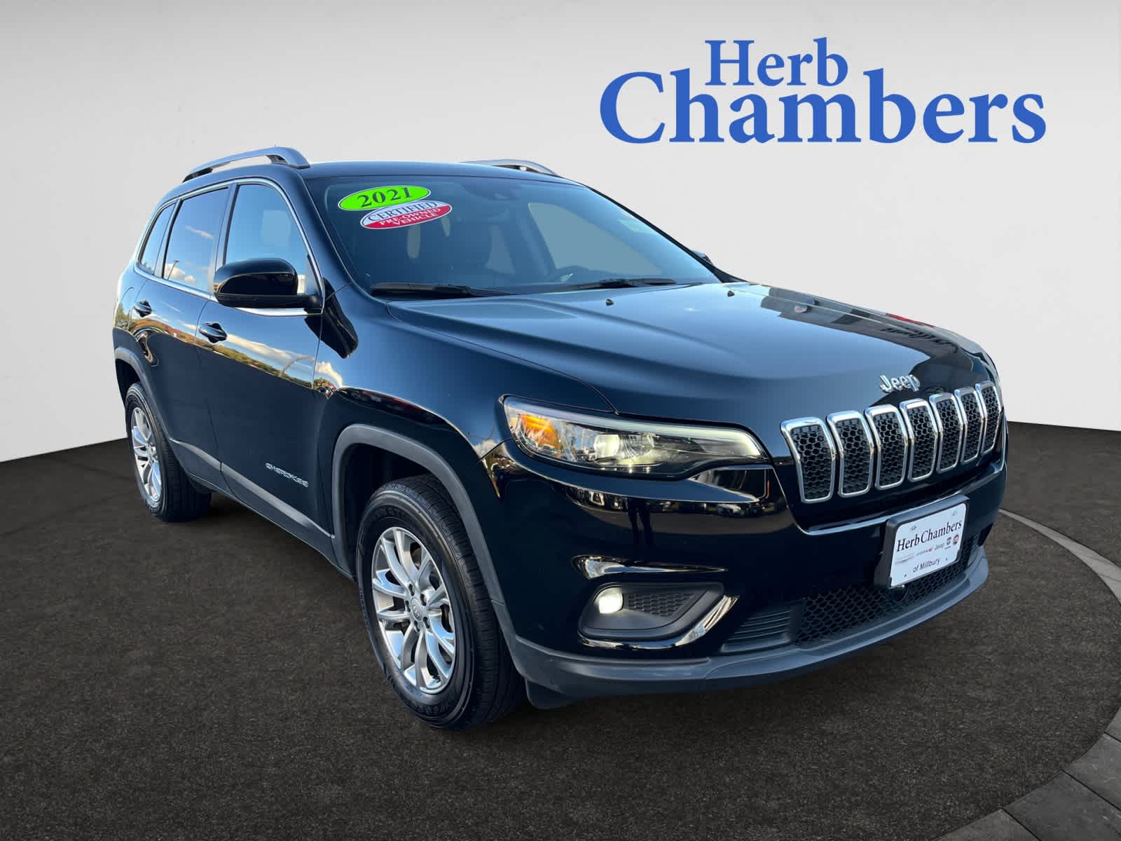 used 2021 Jeep Cherokee car, priced at $24,998