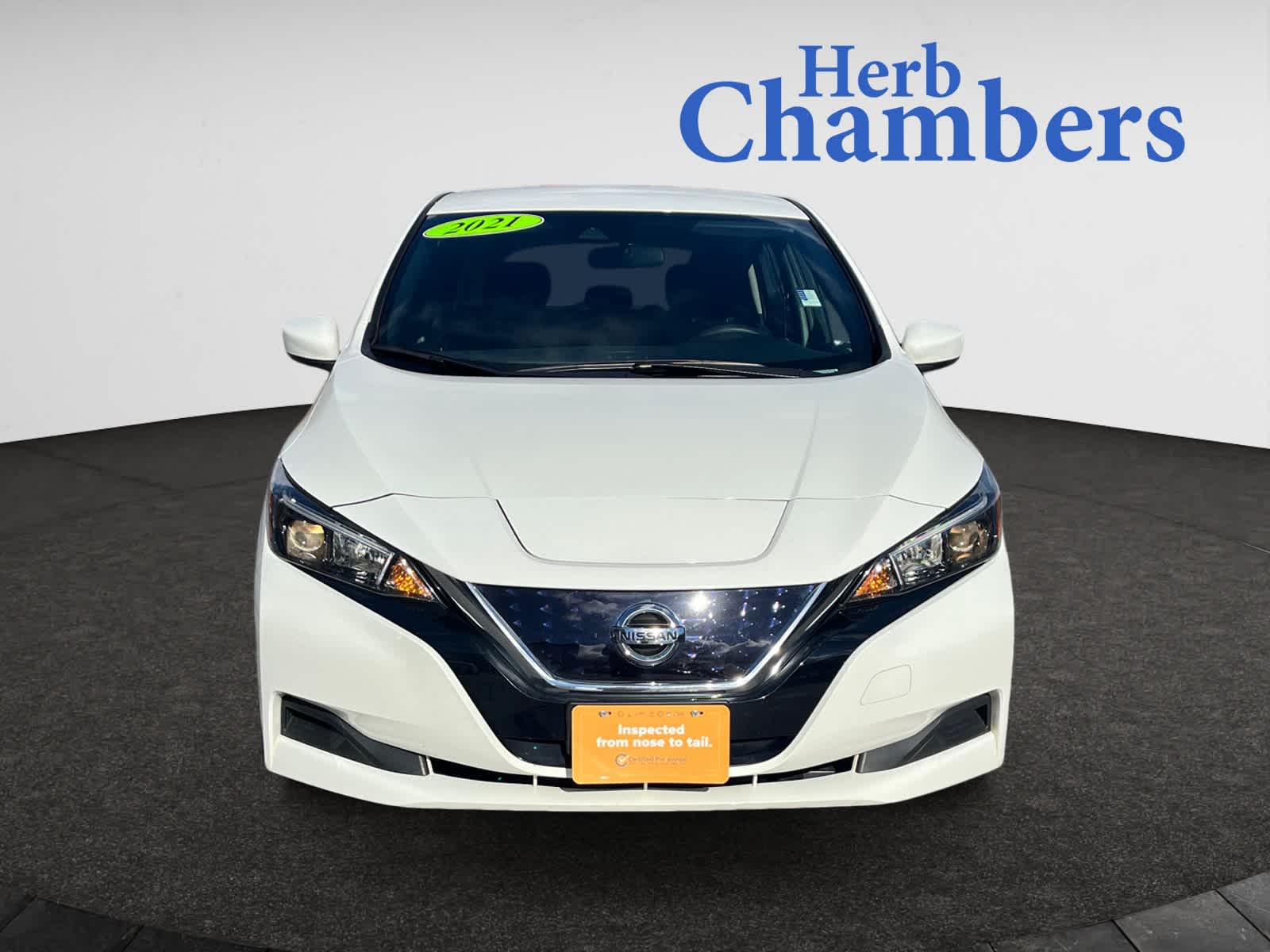 used 2021 Nissan Leaf car, priced at $13,998