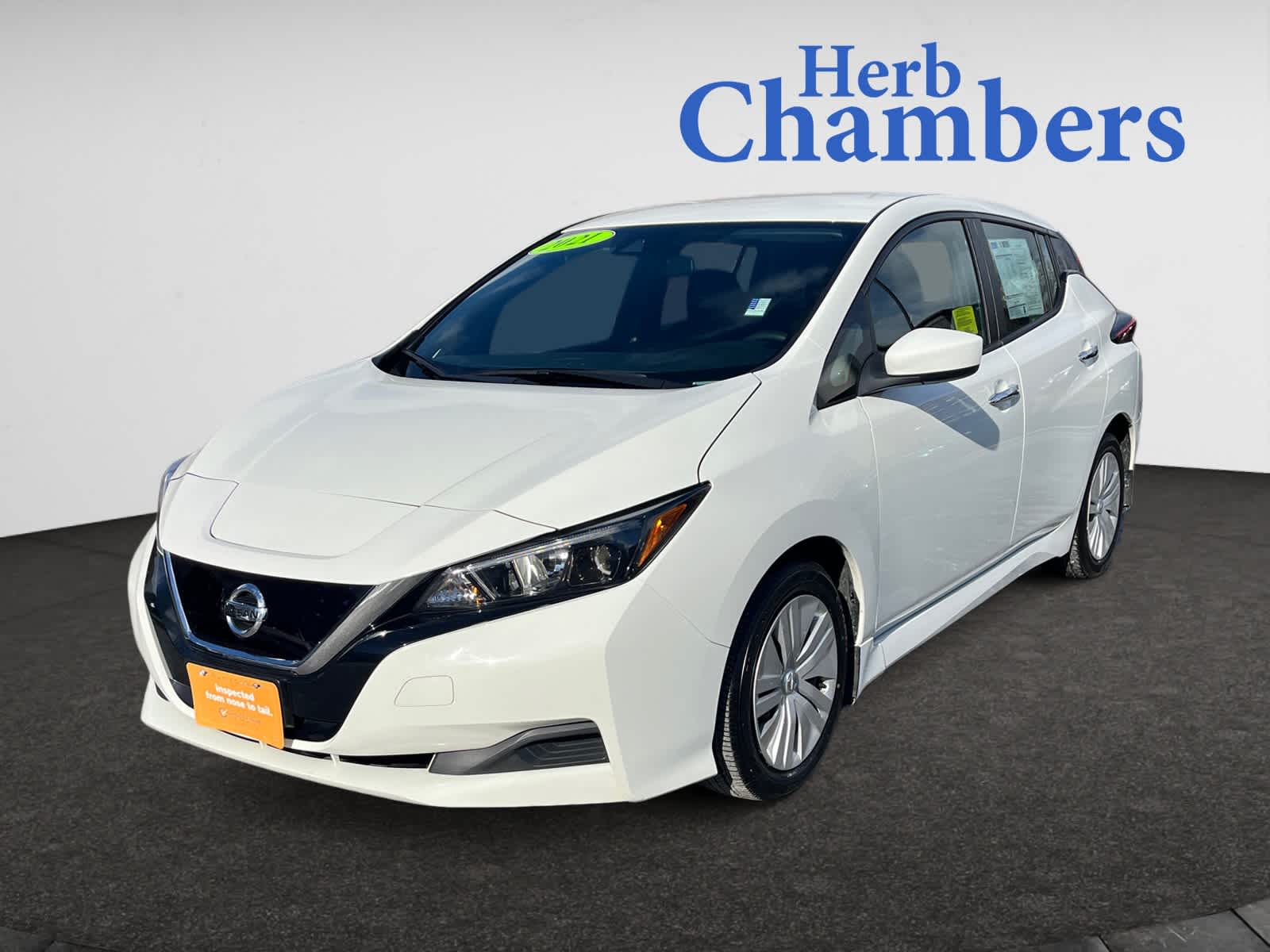 used 2021 Nissan Leaf car, priced at $13,998