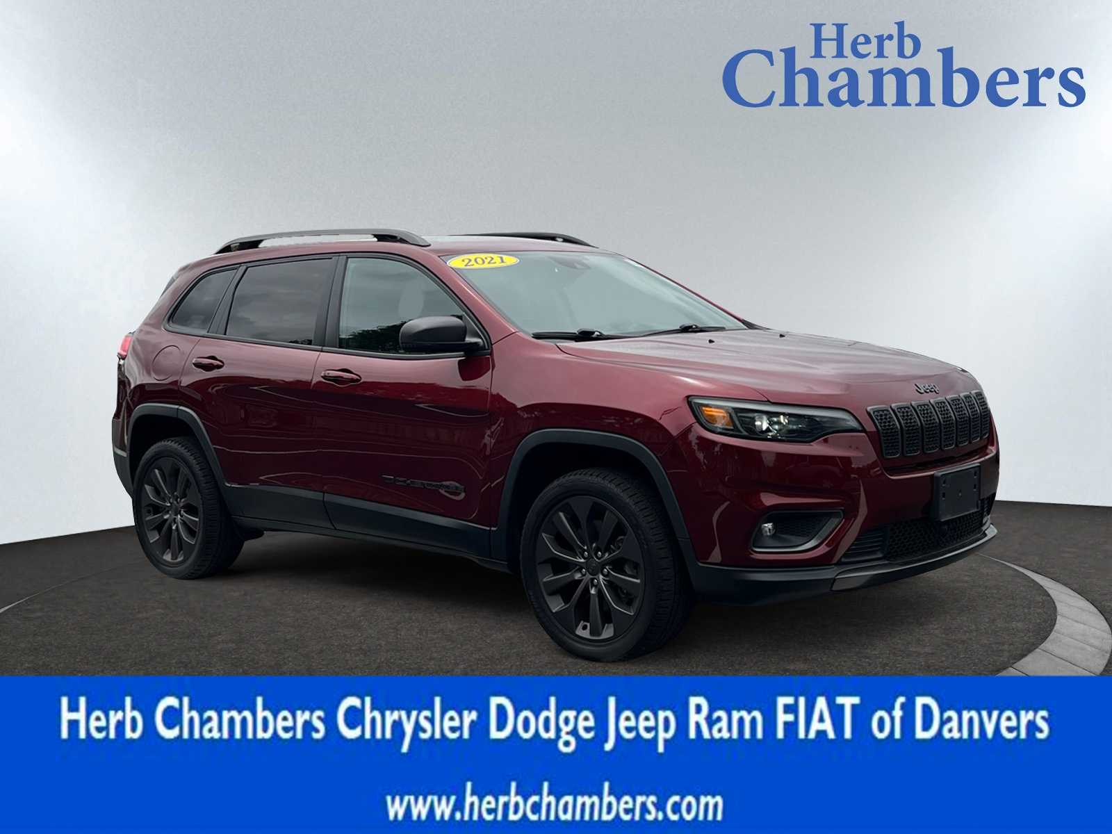 used 2021 Jeep Cherokee car, priced at $24,998