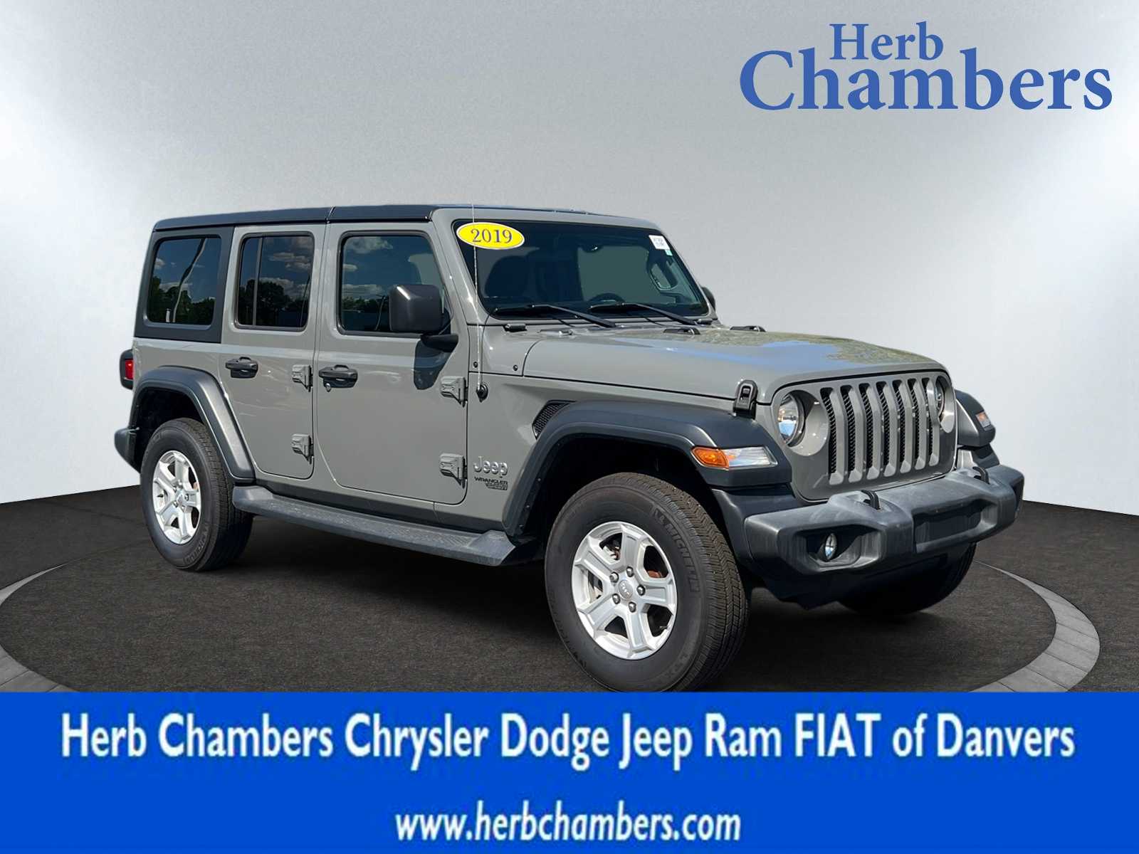 used 2019 Jeep Wrangler car, priced at $25,298