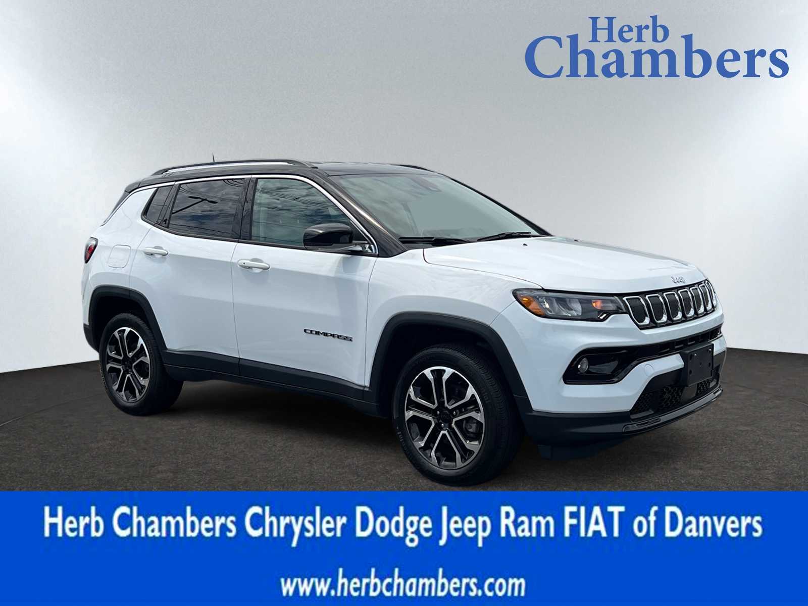 used 2022 Jeep Compass car, priced at $27,498