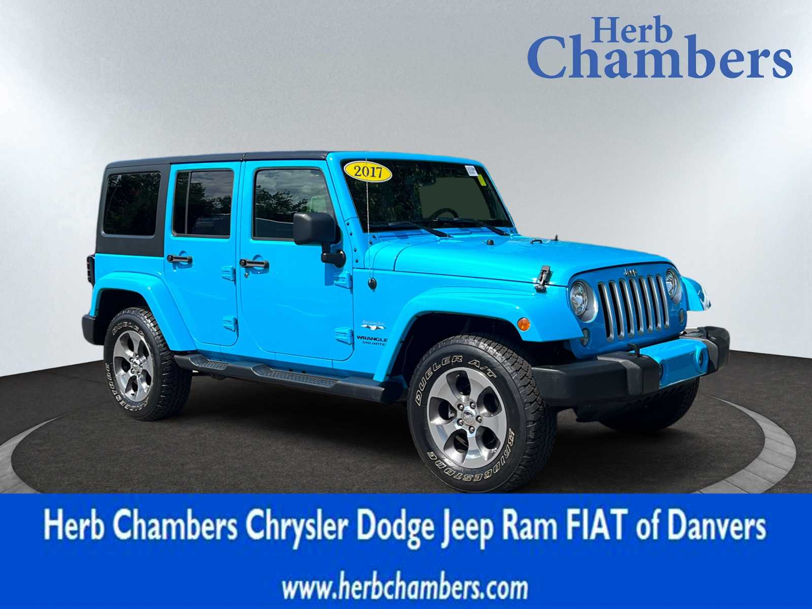 used 2017 Jeep Wrangler JK Unlimited car, priced at $28,998