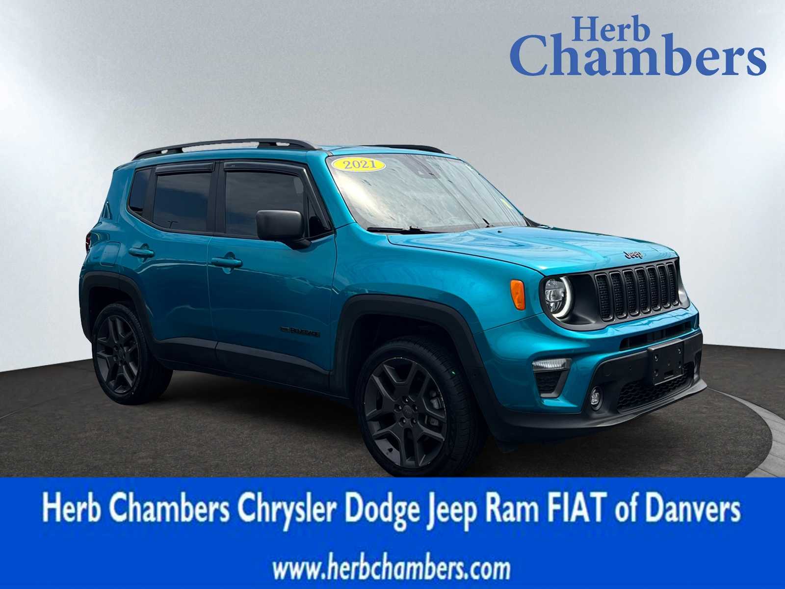 used 2021 Jeep Renegade car, priced at $22,798
