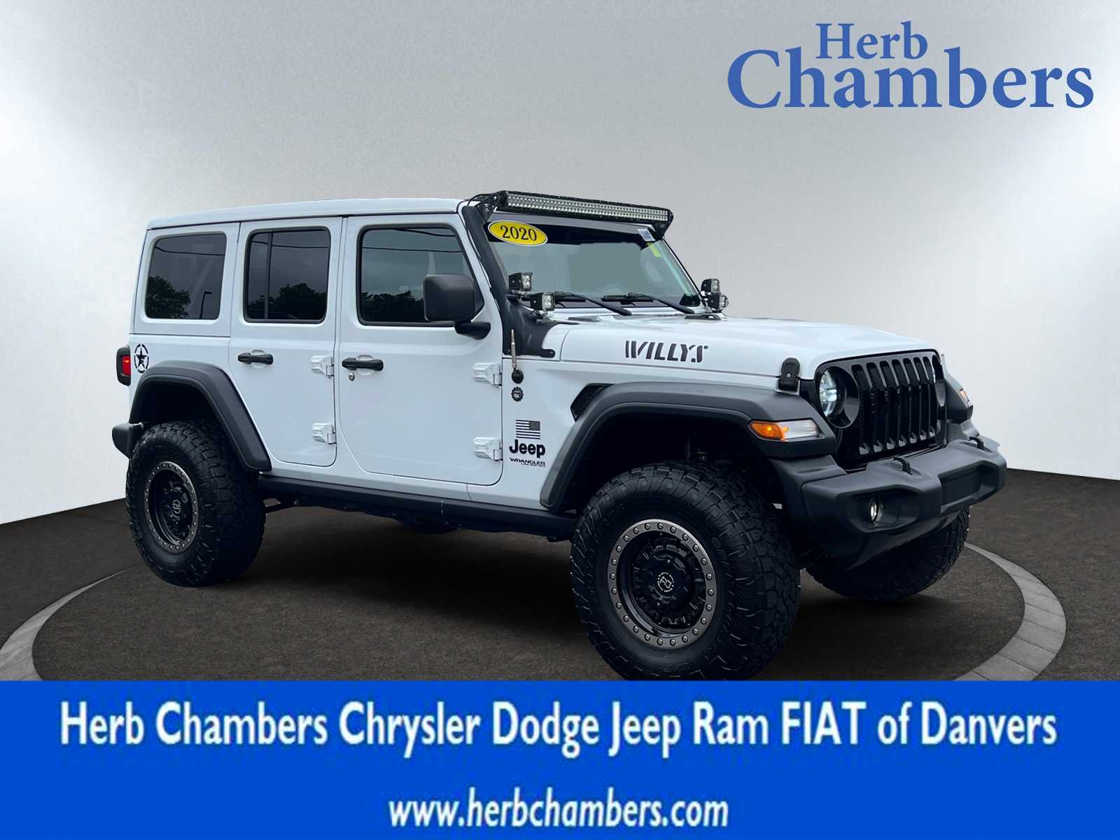 used 2020 Jeep Wrangler car, priced at $31,998