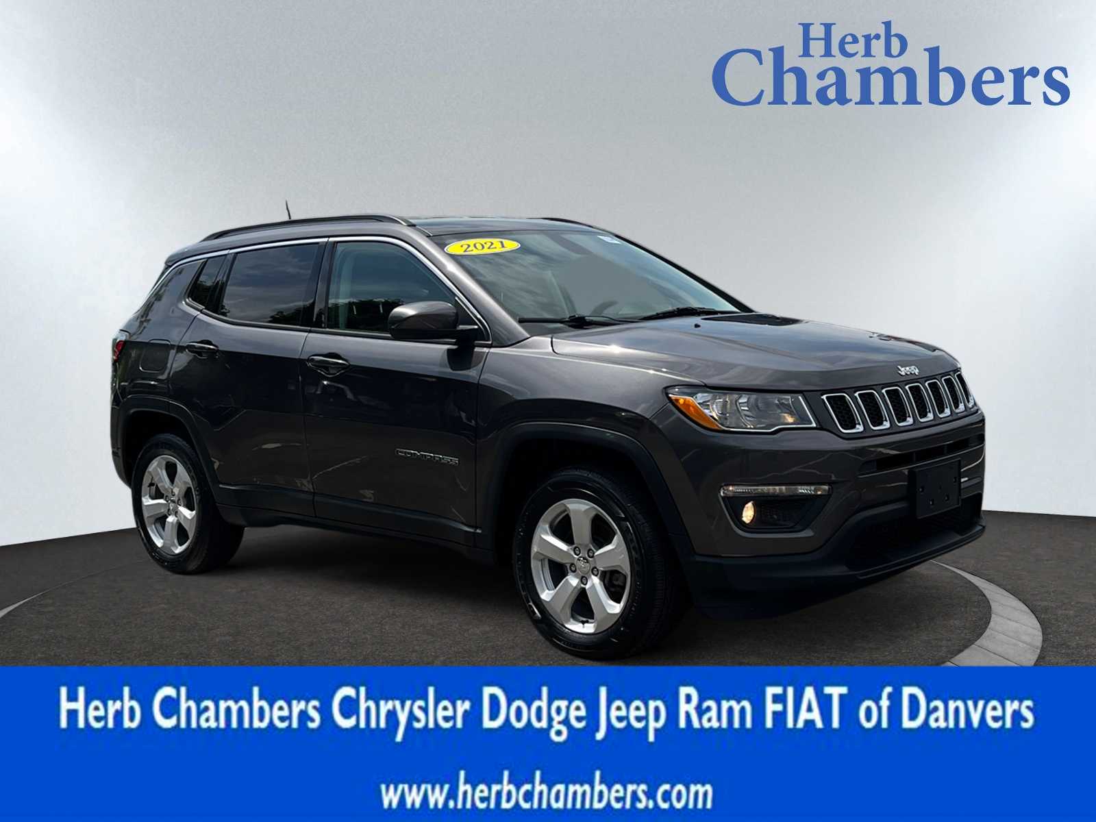 used 2021 Jeep Compass car, priced at $20,698