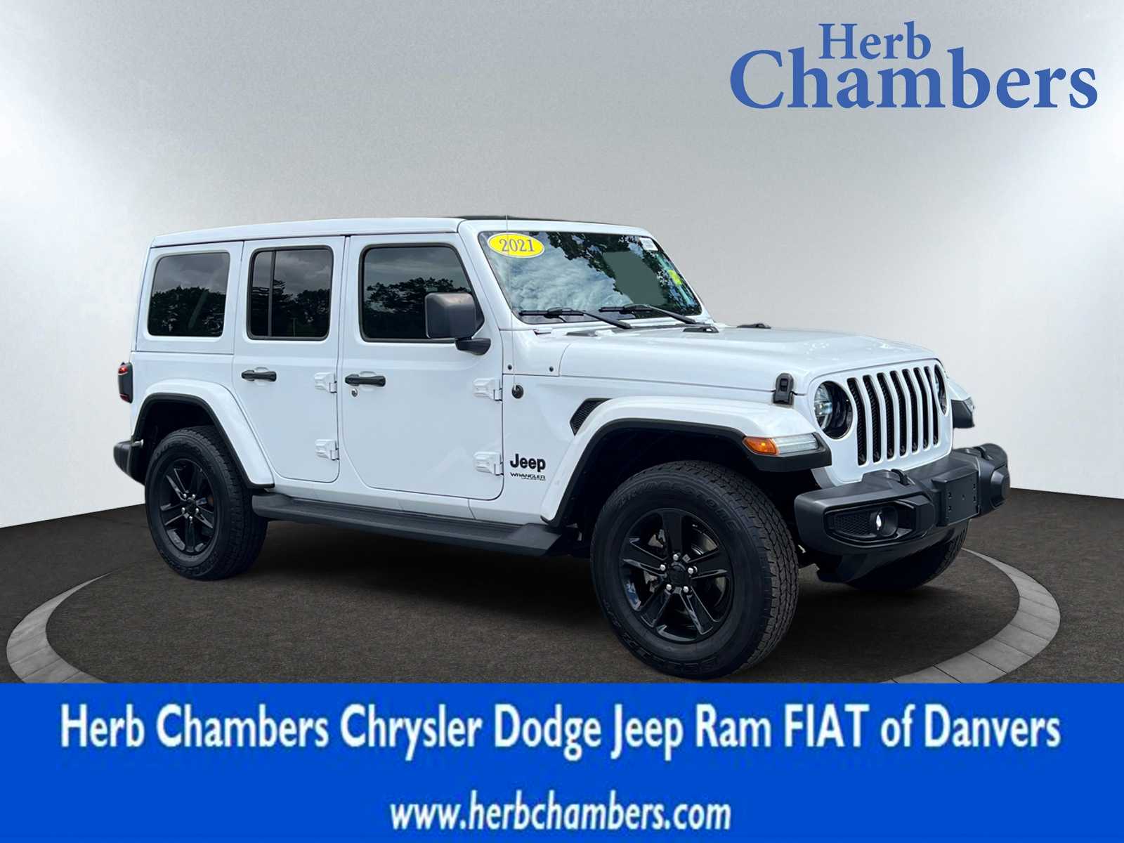 used 2021 Jeep Wrangler car, priced at $33,998