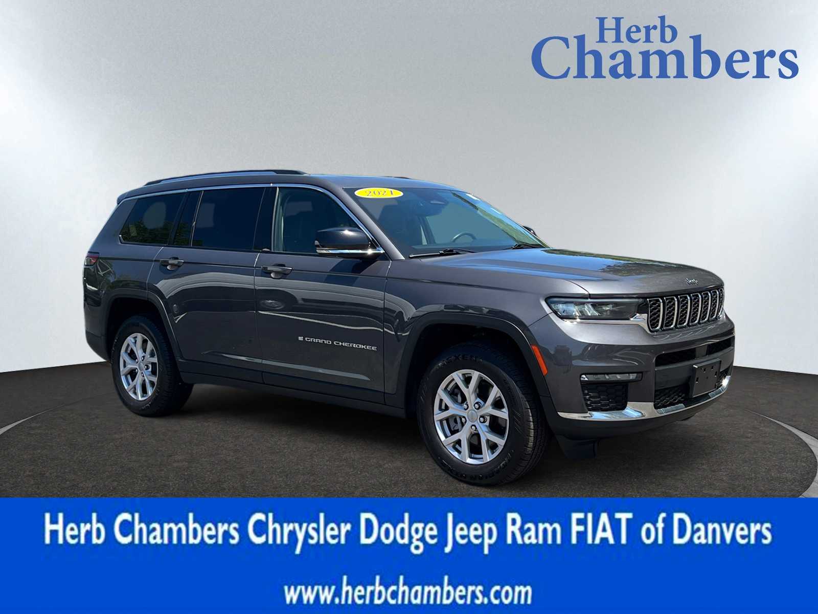 used 2021 Jeep Grand Cherokee L car, priced at $30,998