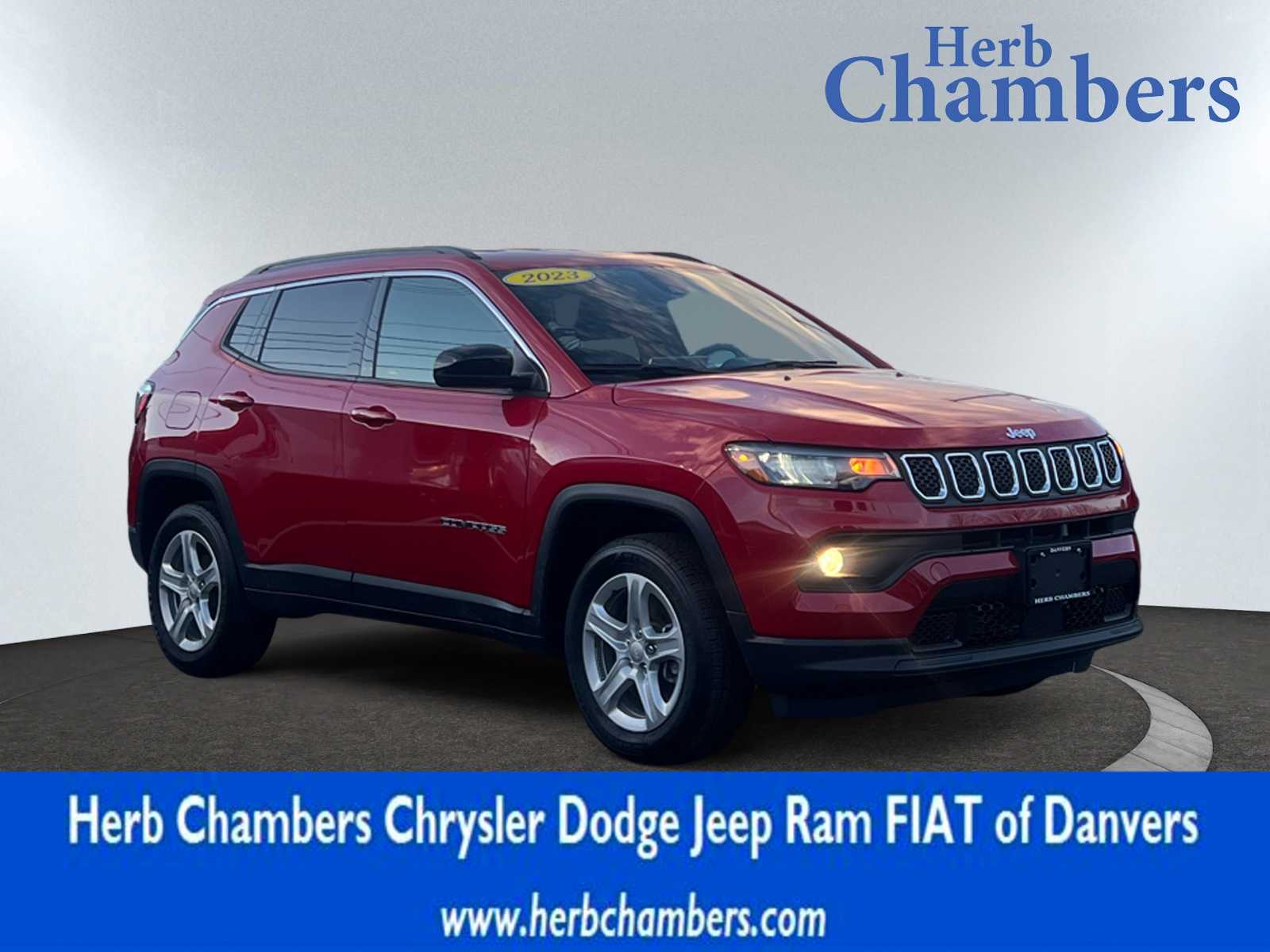 used 2023 Jeep Compass car, priced at $22,498