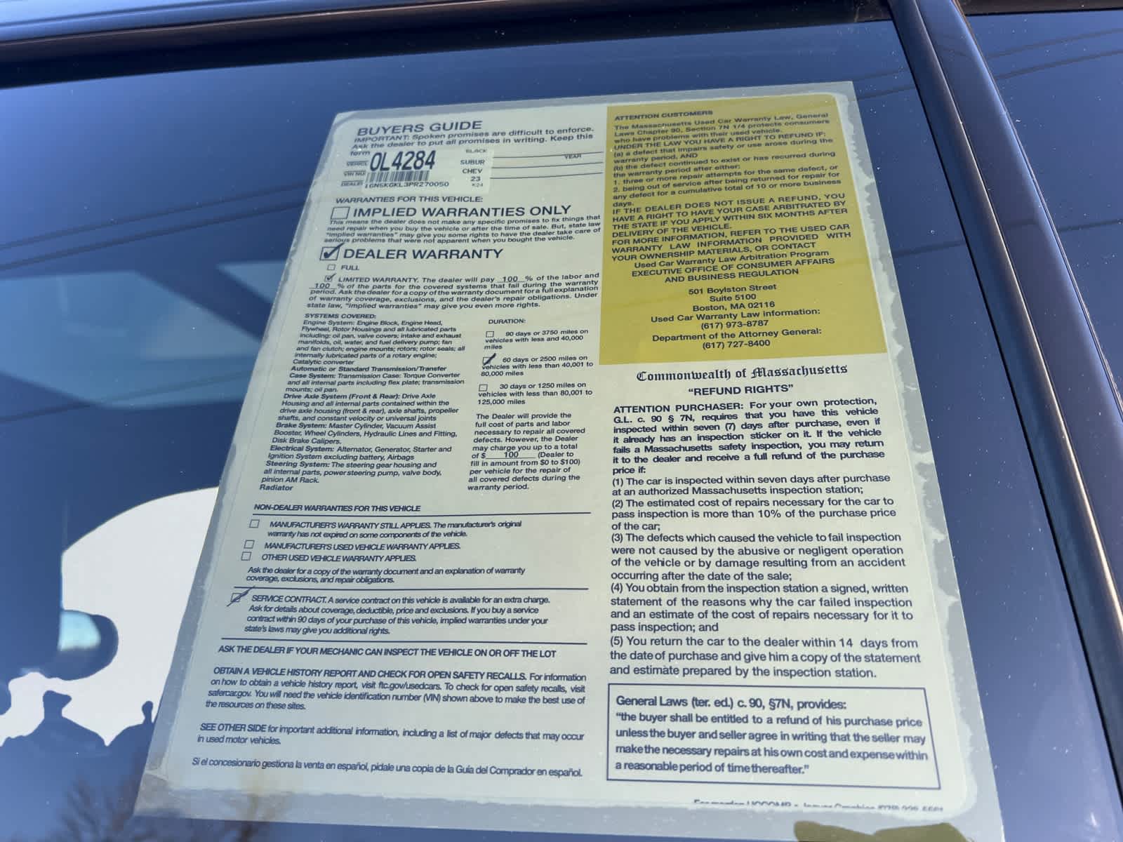 used 2023 Chevrolet Suburban car, priced at $66,898