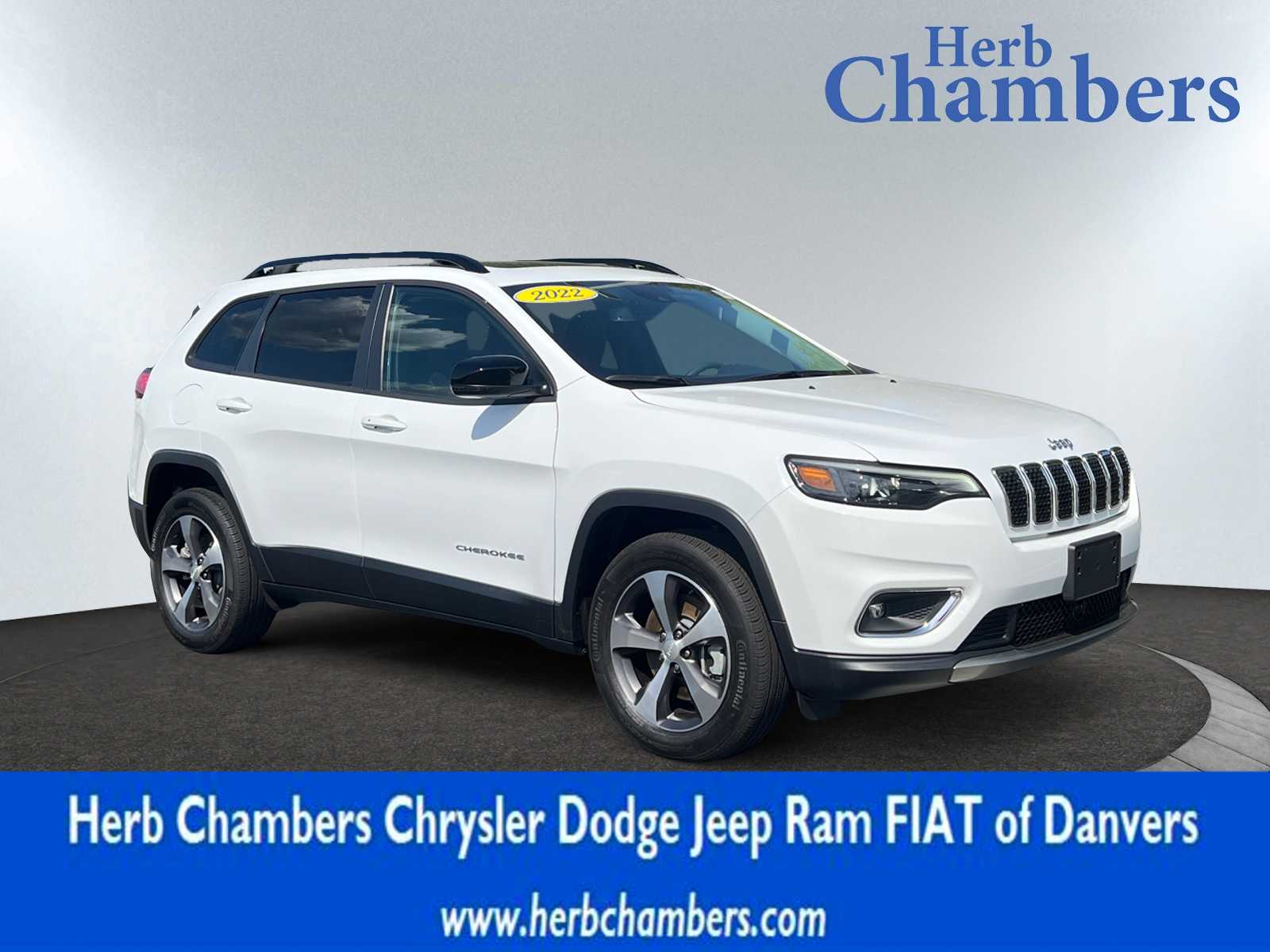 used 2022 Jeep Cherokee car, priced at $29,398