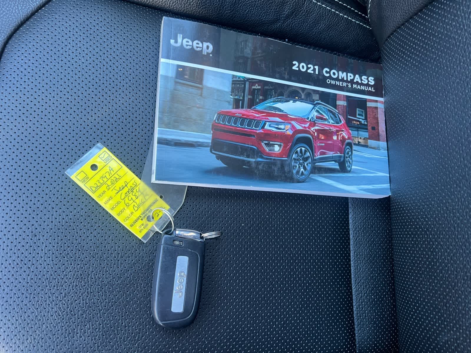 used 2021 Jeep Compass car, priced at $19,398