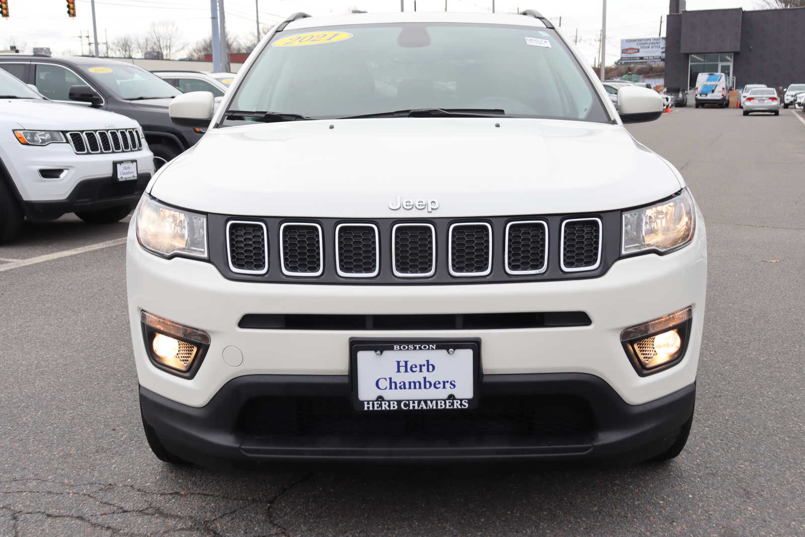 used 2021 Jeep Compass car, priced at $21,798