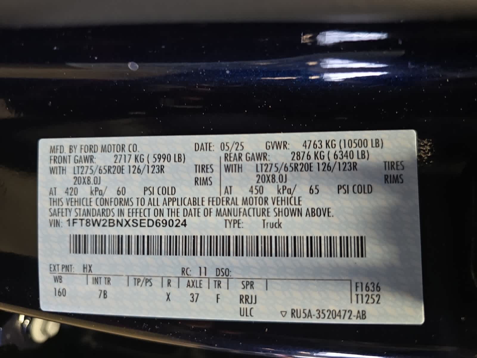 new 2025 Ford Super Duty F-250 SRW car, priced at $82,030