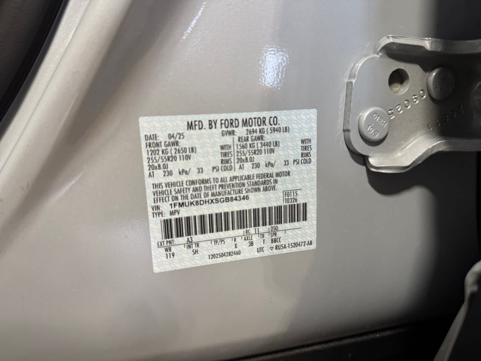 new 2025 Ford Explorer car, priced at $44,691