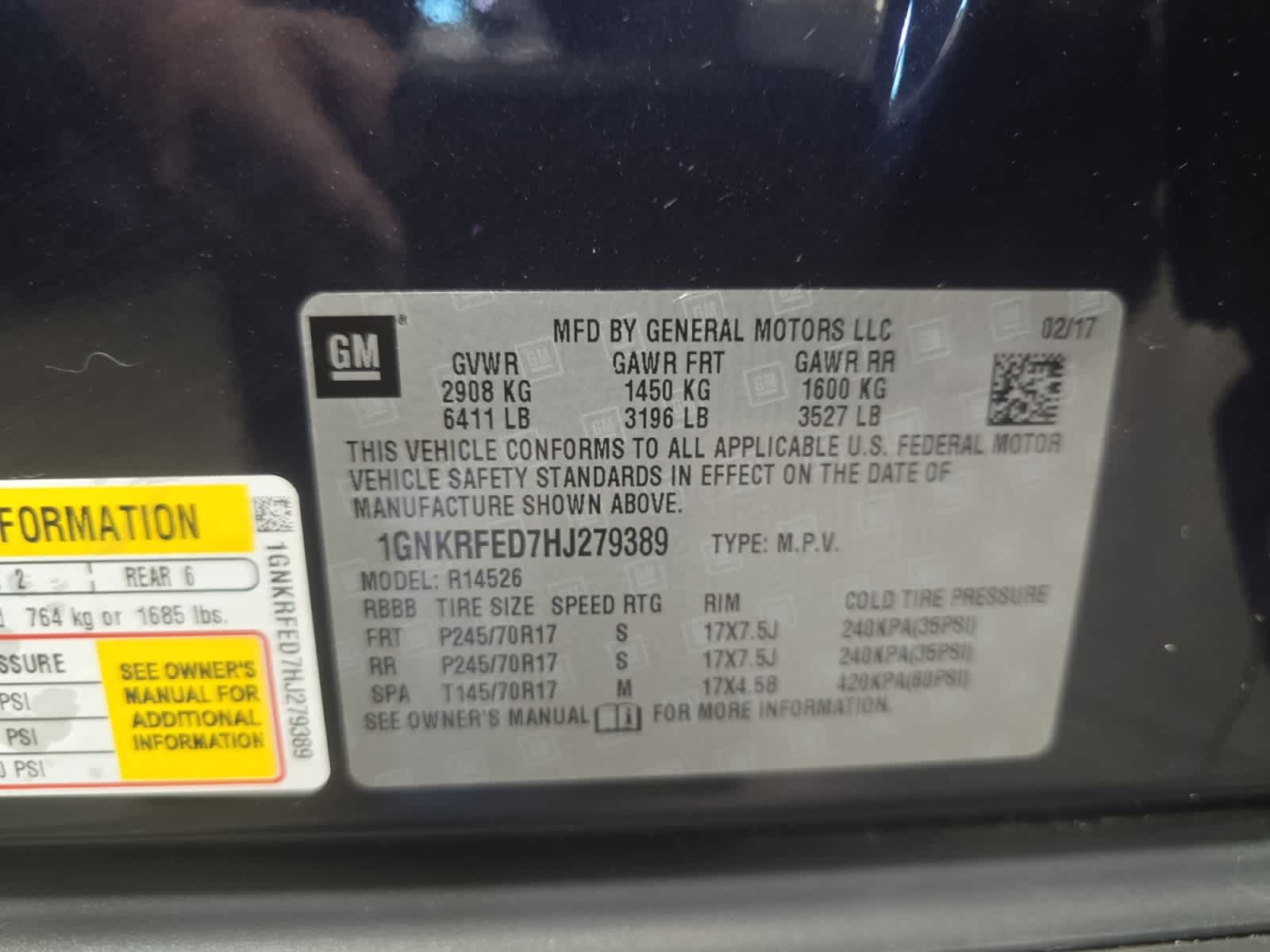 used 2017 Chevrolet Traverse car, priced at $14,788