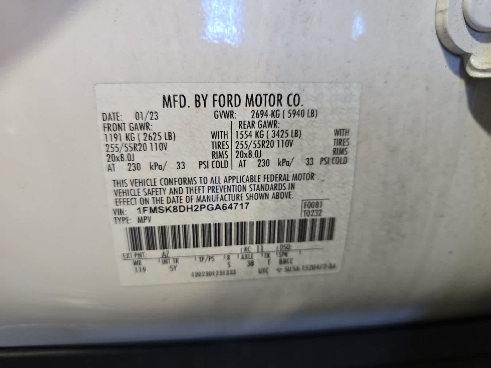 used 2023 Ford Explorer car, priced at $36,988