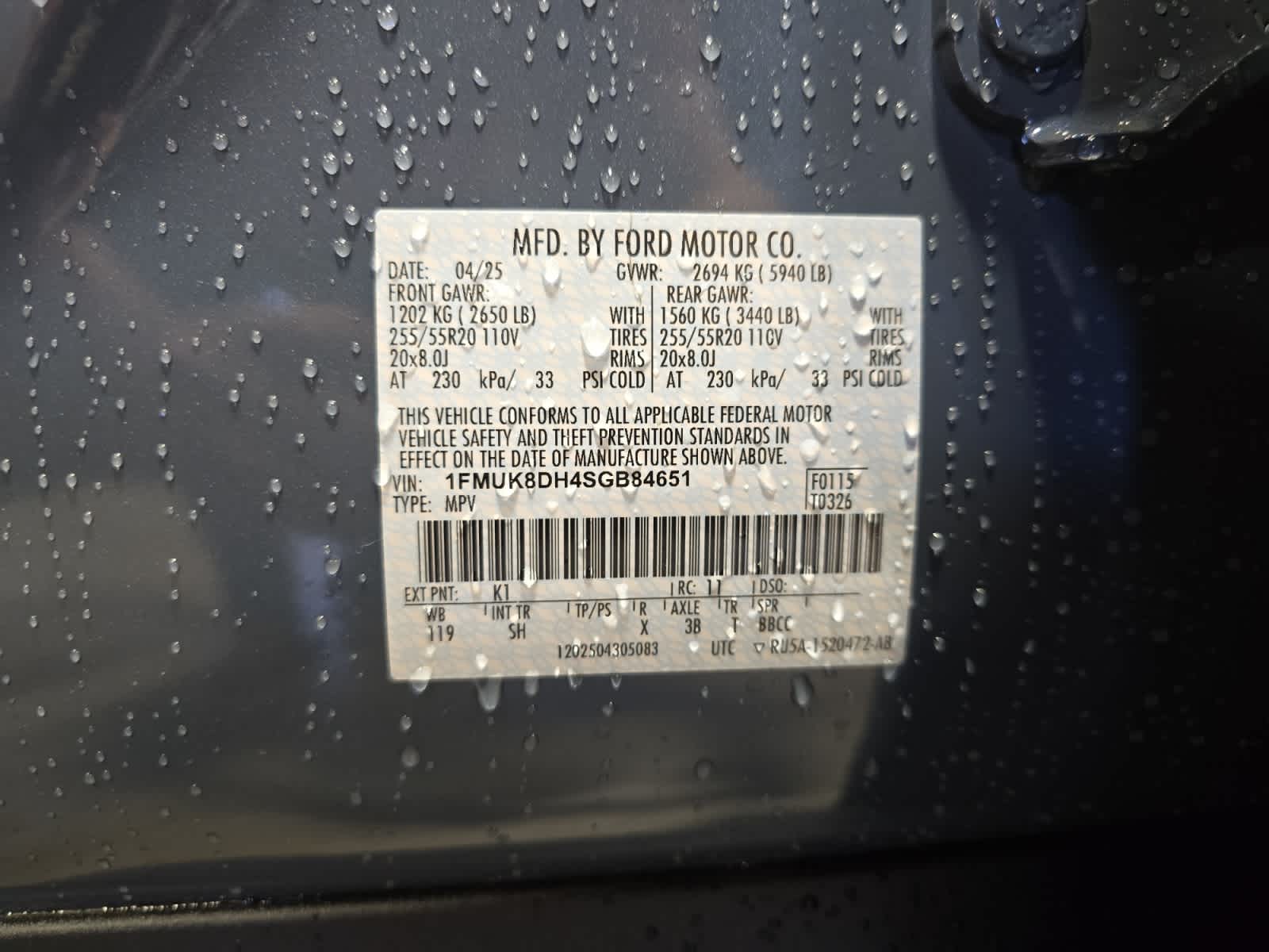 new 2025 Ford Explorer car, priced at $45,135