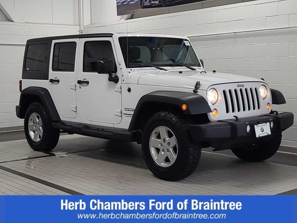 used 2015 Jeep Wrangler Unlimited car, priced at $15,688