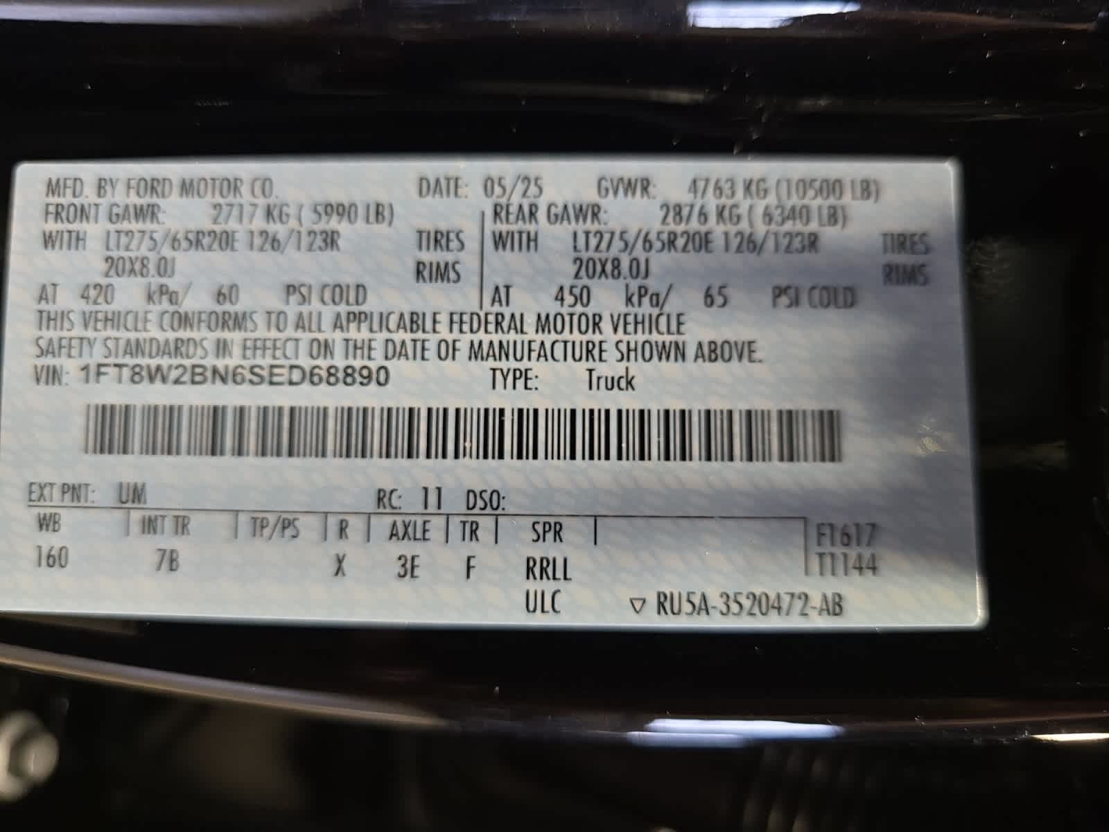 new 2025 Ford Super Duty F-250 SRW car, priced at $83,010