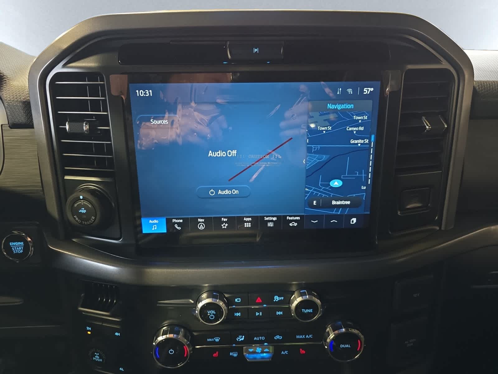 new 2025 Ford F-150 car, priced at $55,970