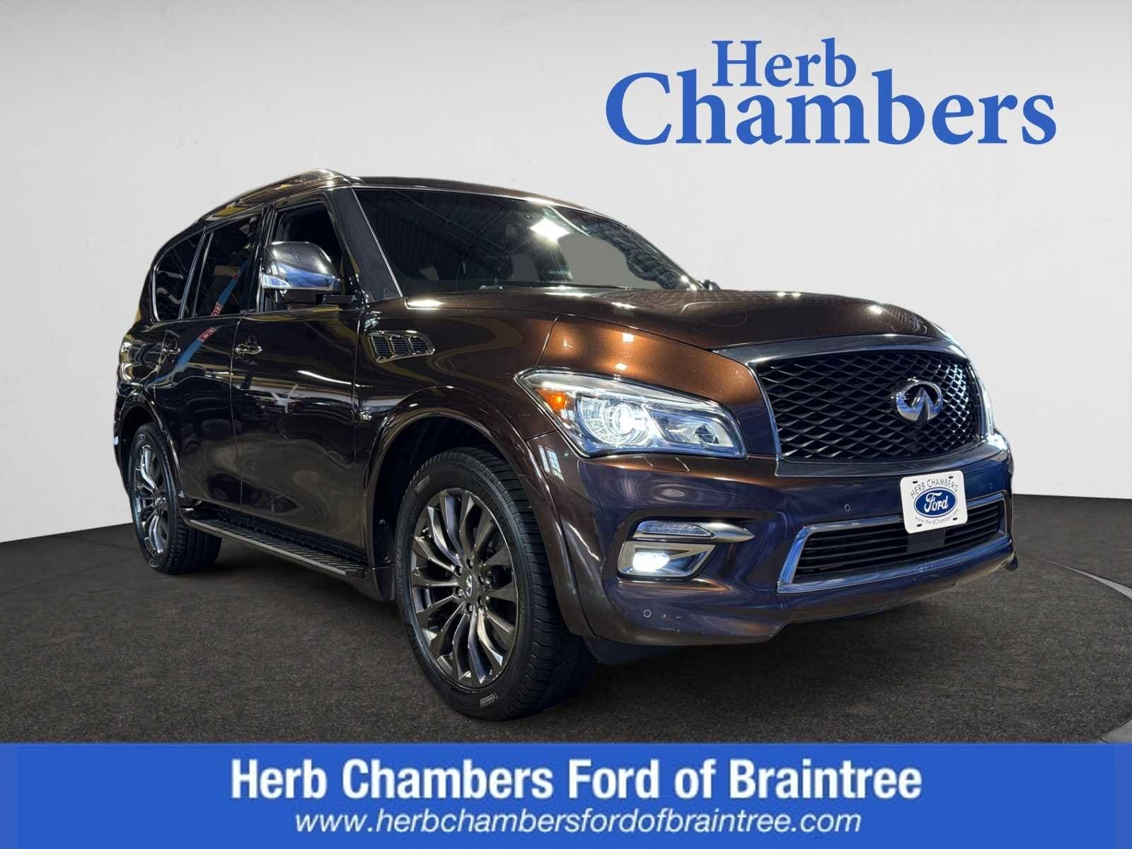 used 2015 INFINITI QX80 car, priced at $19,488