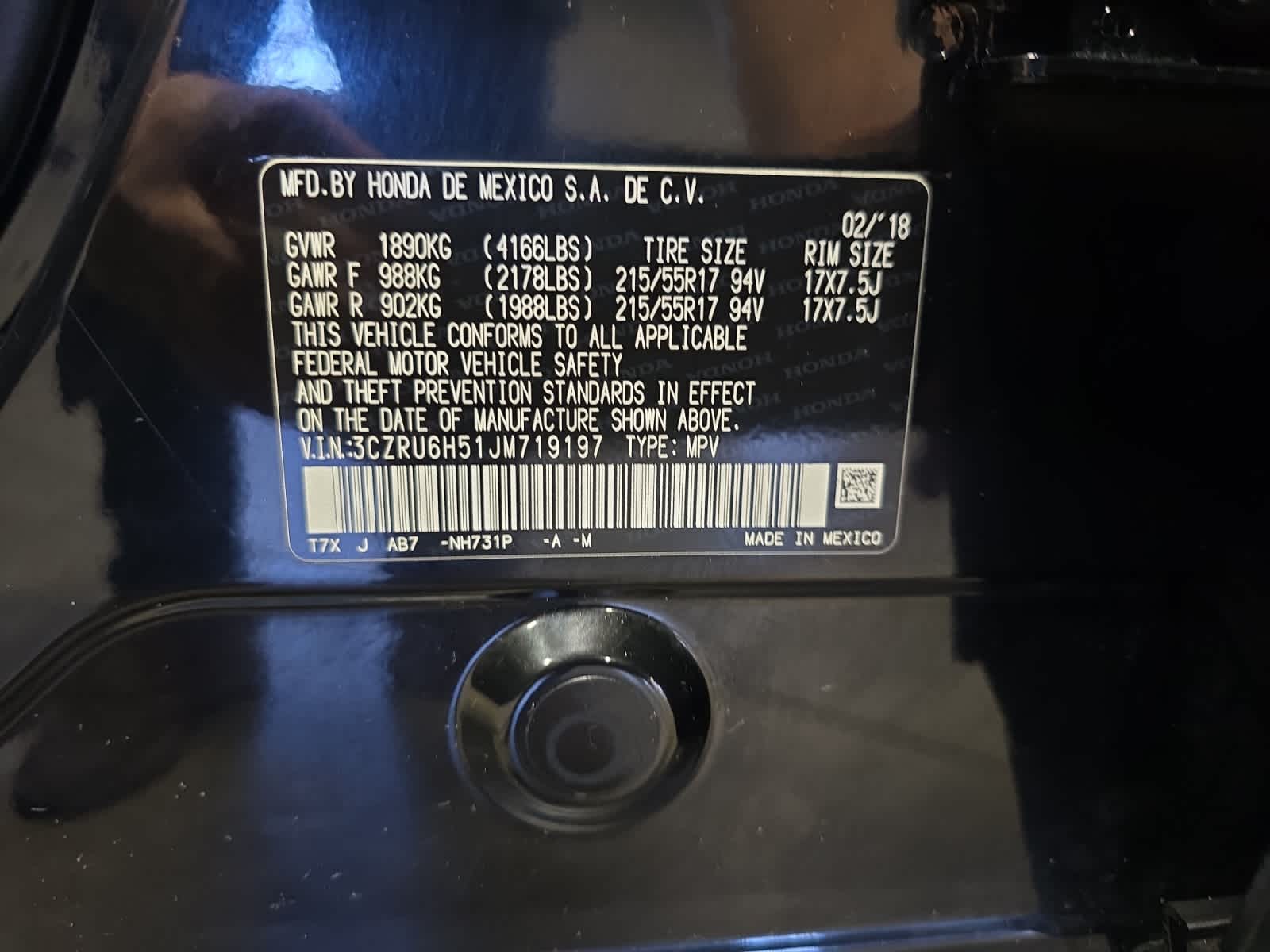 used 2018 Honda HR-V car, priced at $19,988