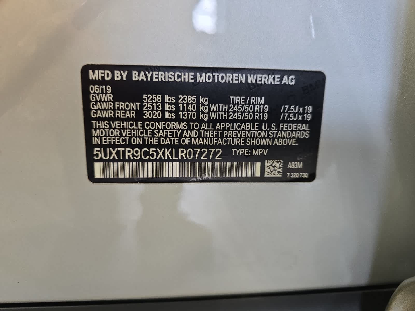 used 2019 BMW X3 car, priced at $21,448