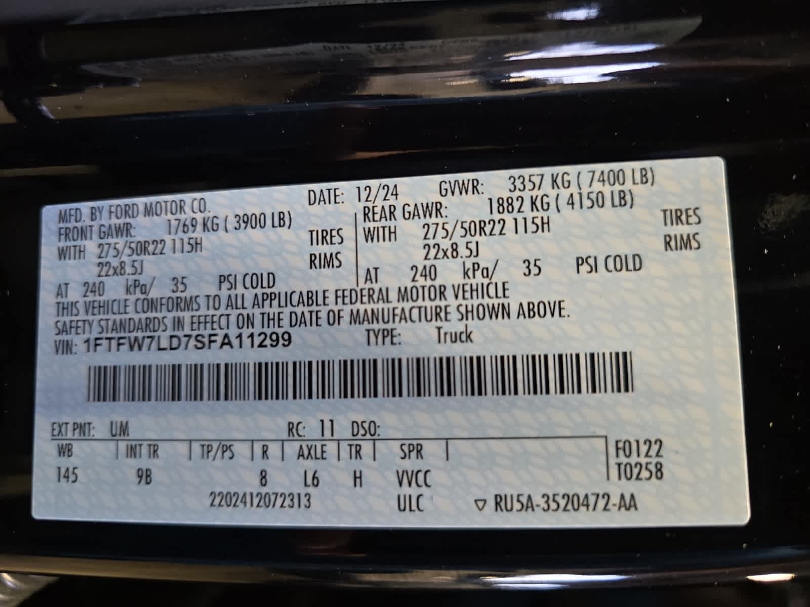 used 2025 Ford F-150 car, priced at $79,788