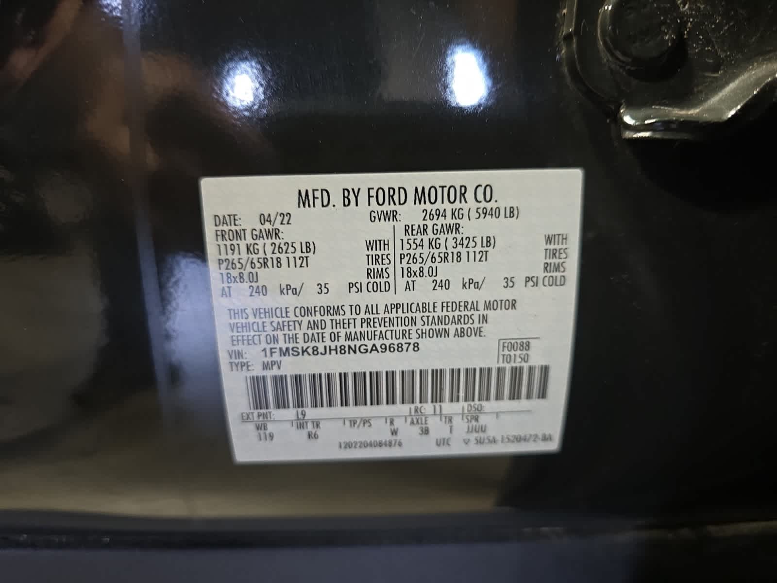 used 2022 Ford Explorer car, priced at $36,988