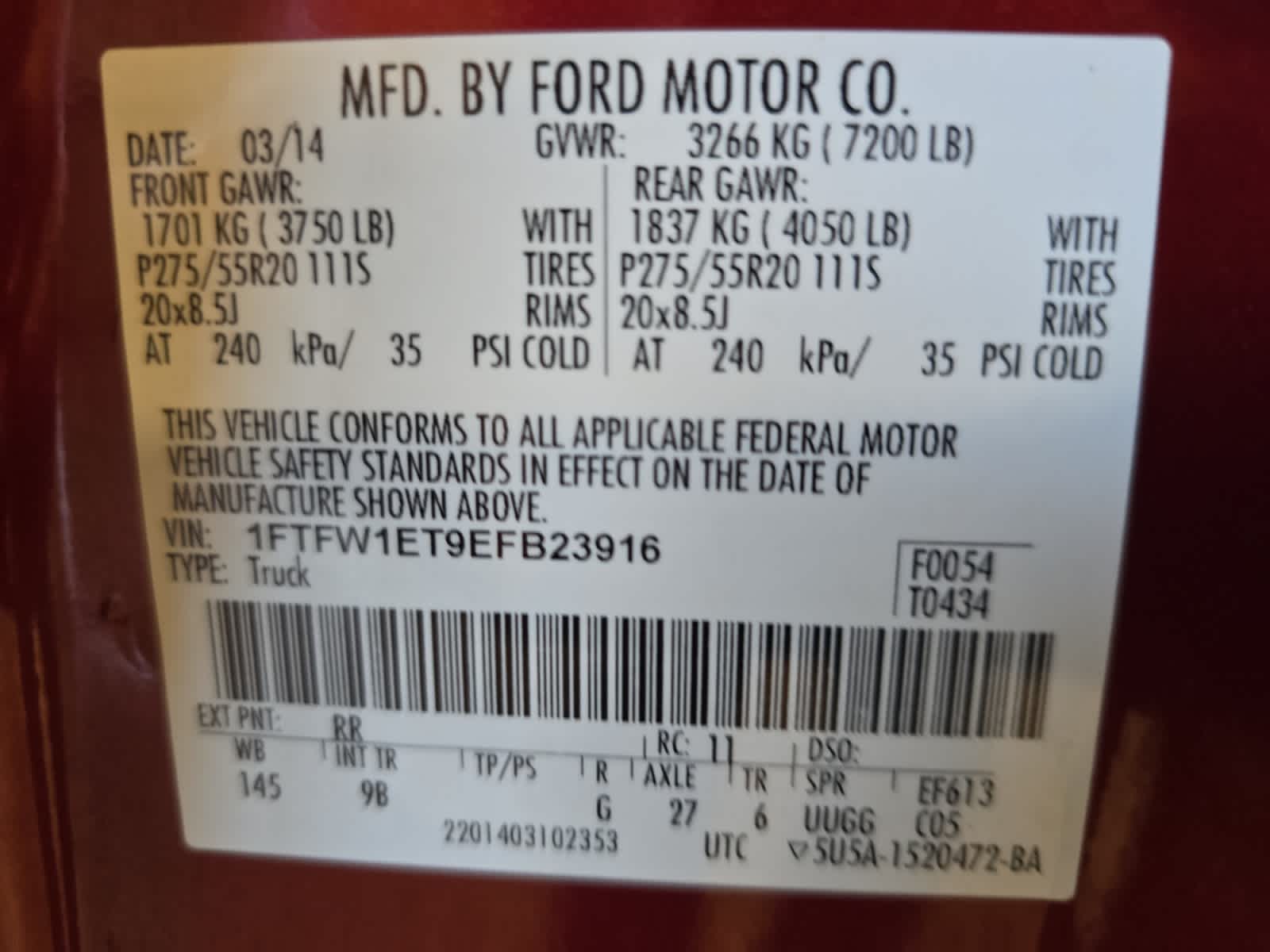 used 2014 Ford F-150 car, priced at $19,988