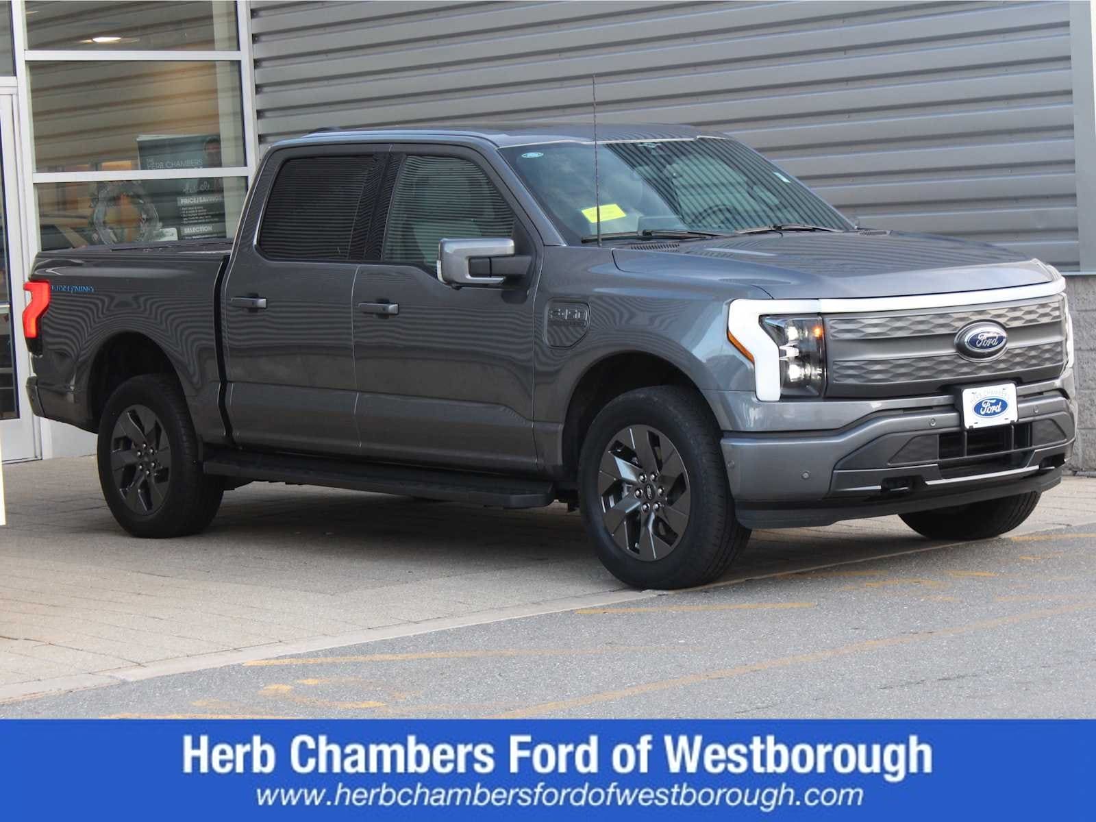 used 2023 Ford F-150 Lightning car, priced at $51,998