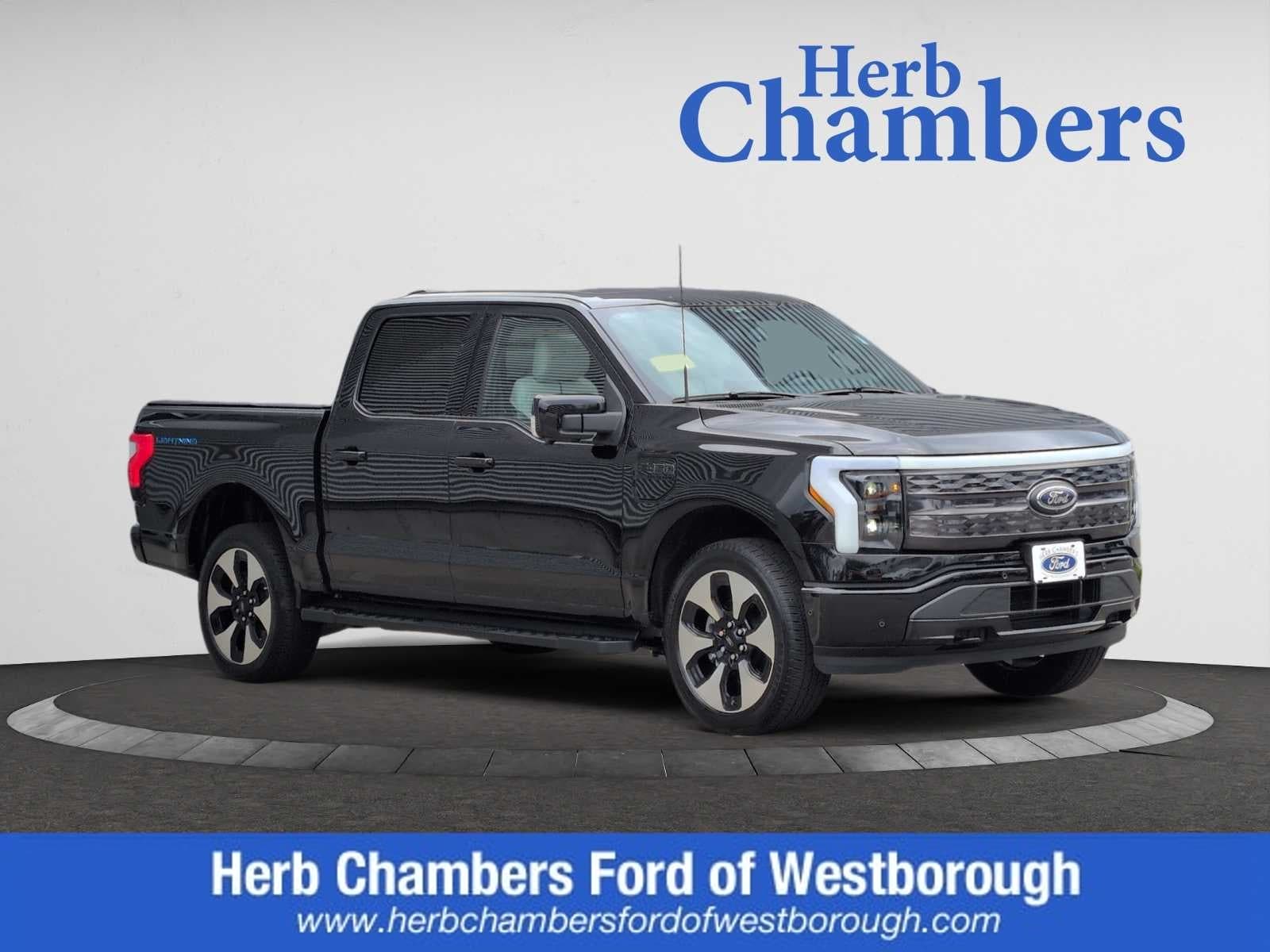 used 2023 Ford F-150 Lightning car, priced at $57,998