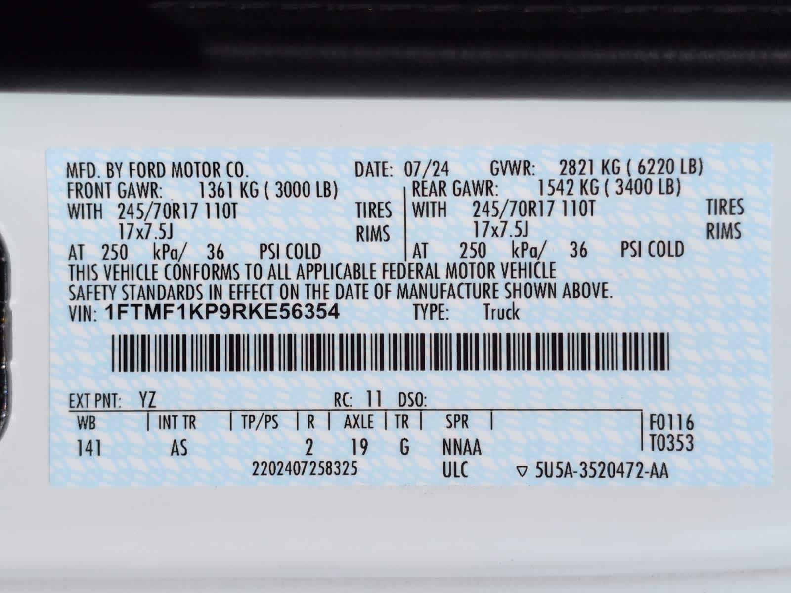 new 2024 Ford F-150 car, priced at $37,970