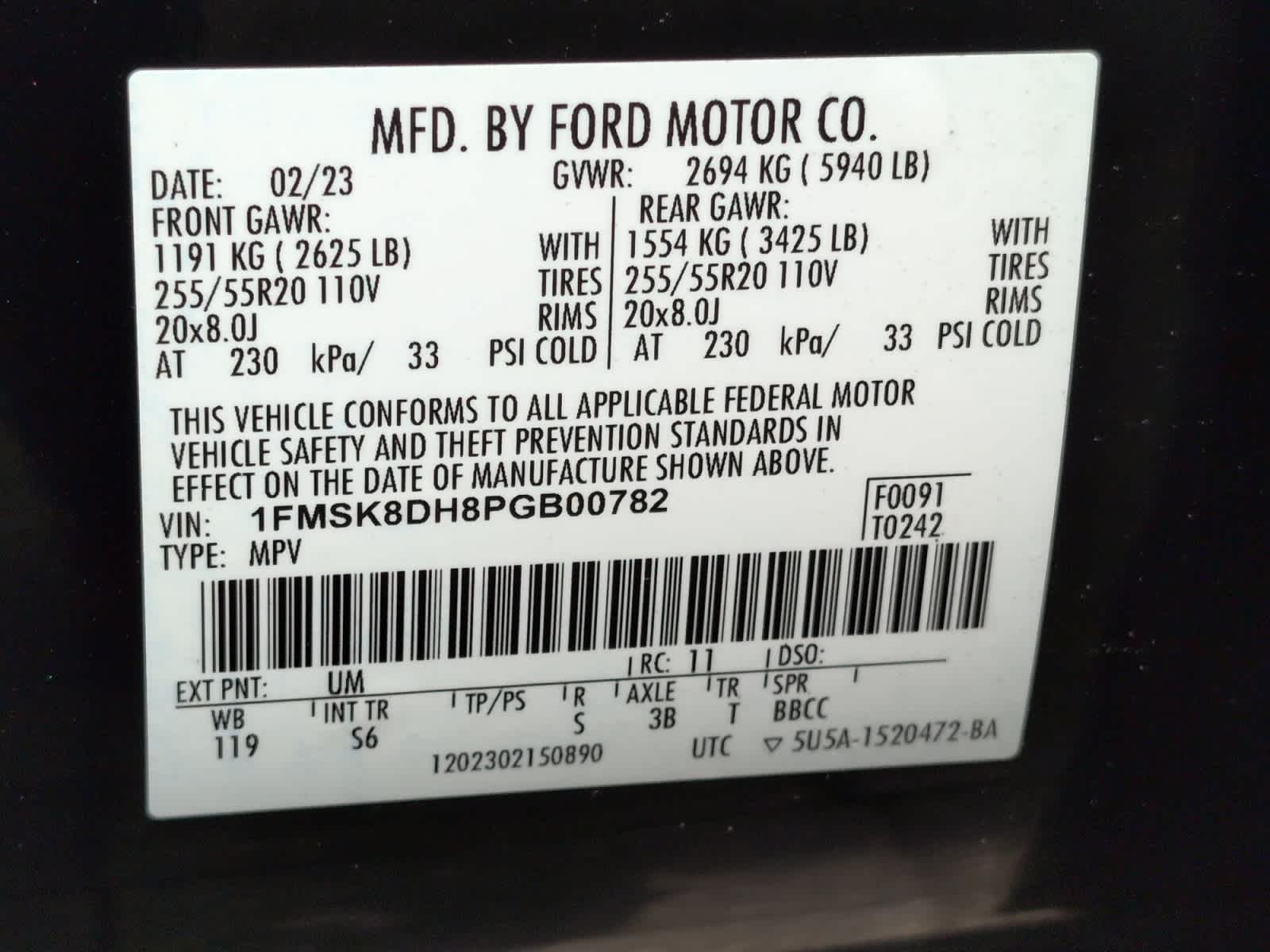 used 2023 Ford Explorer car, priced at $29,798