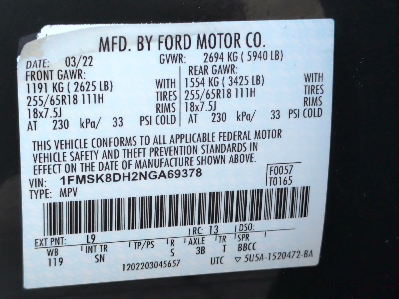 used 2022 Ford Explorer car, priced at $33,998