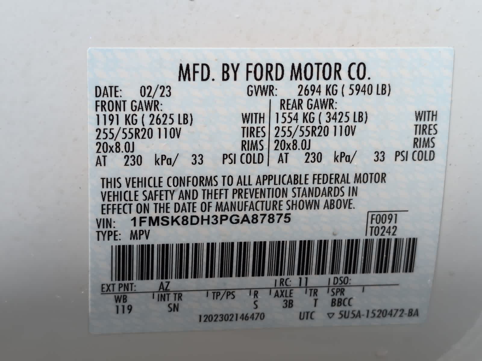 used 2023 Ford Explorer car, priced at $27,998