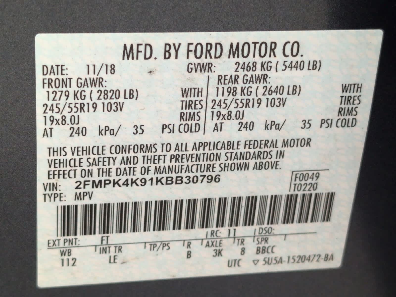 used 2019 Ford Edge car, priced at $17,998