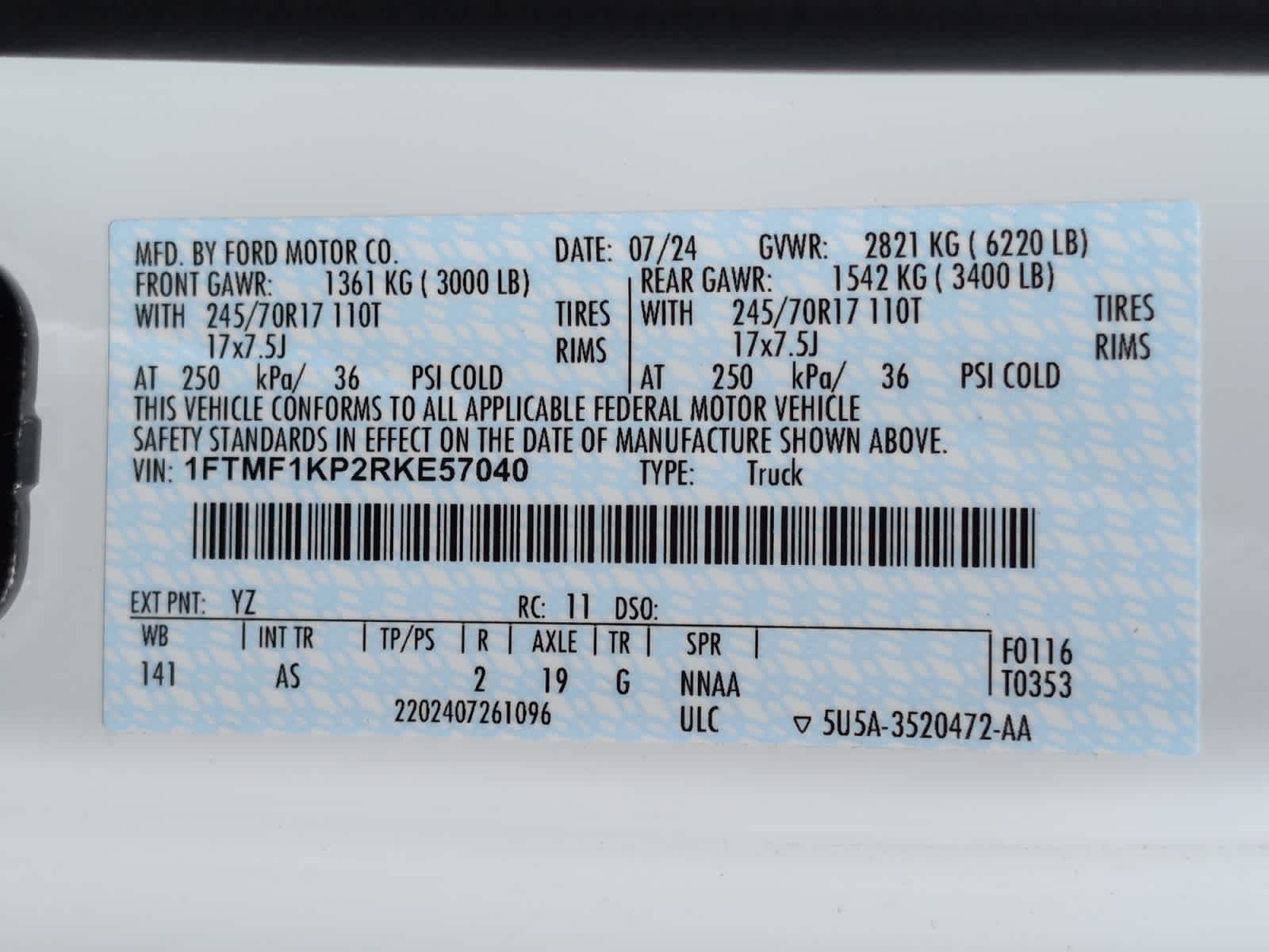 new 2024 Ford F-150 car, priced at $37,970