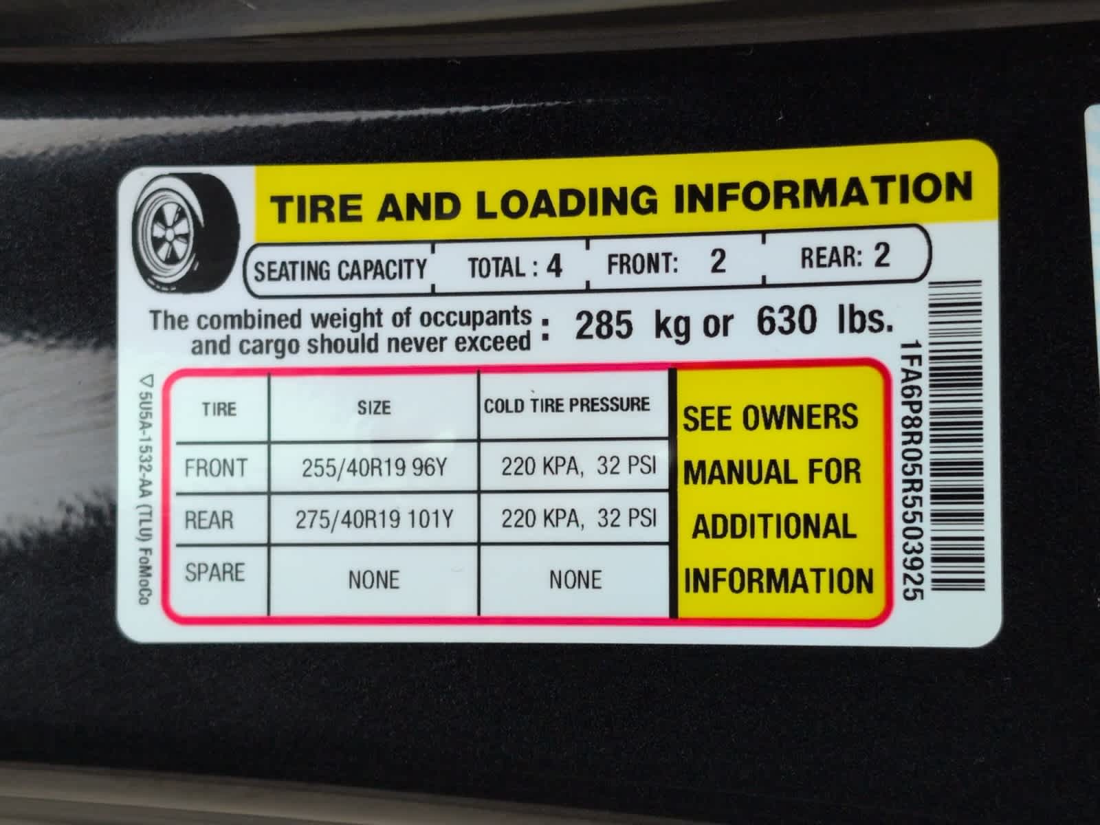 used 2024 Ford Mustang car, priced at $62,998
