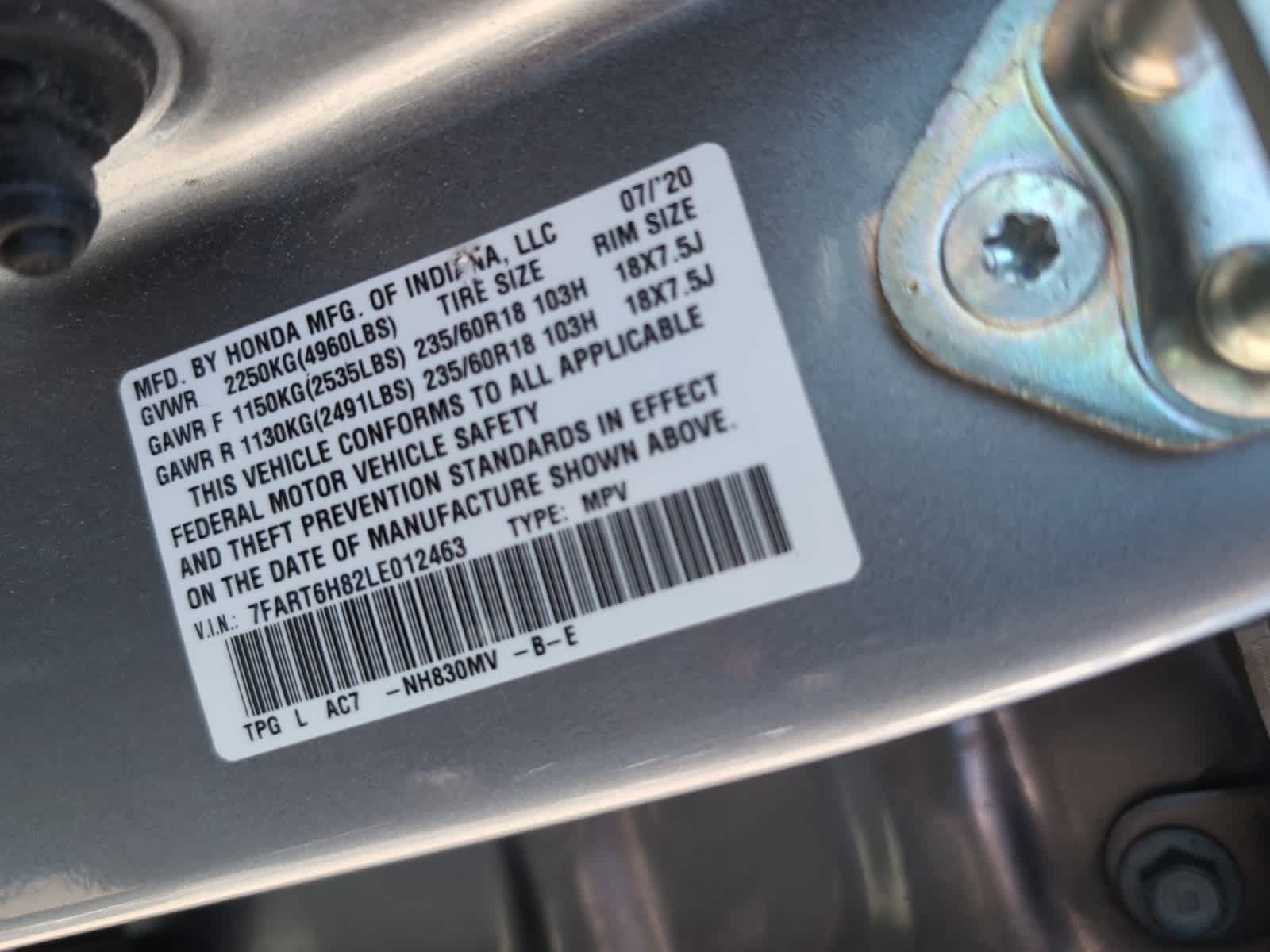 used 2020 Honda CR-V Hybrid car, priced at $28,698