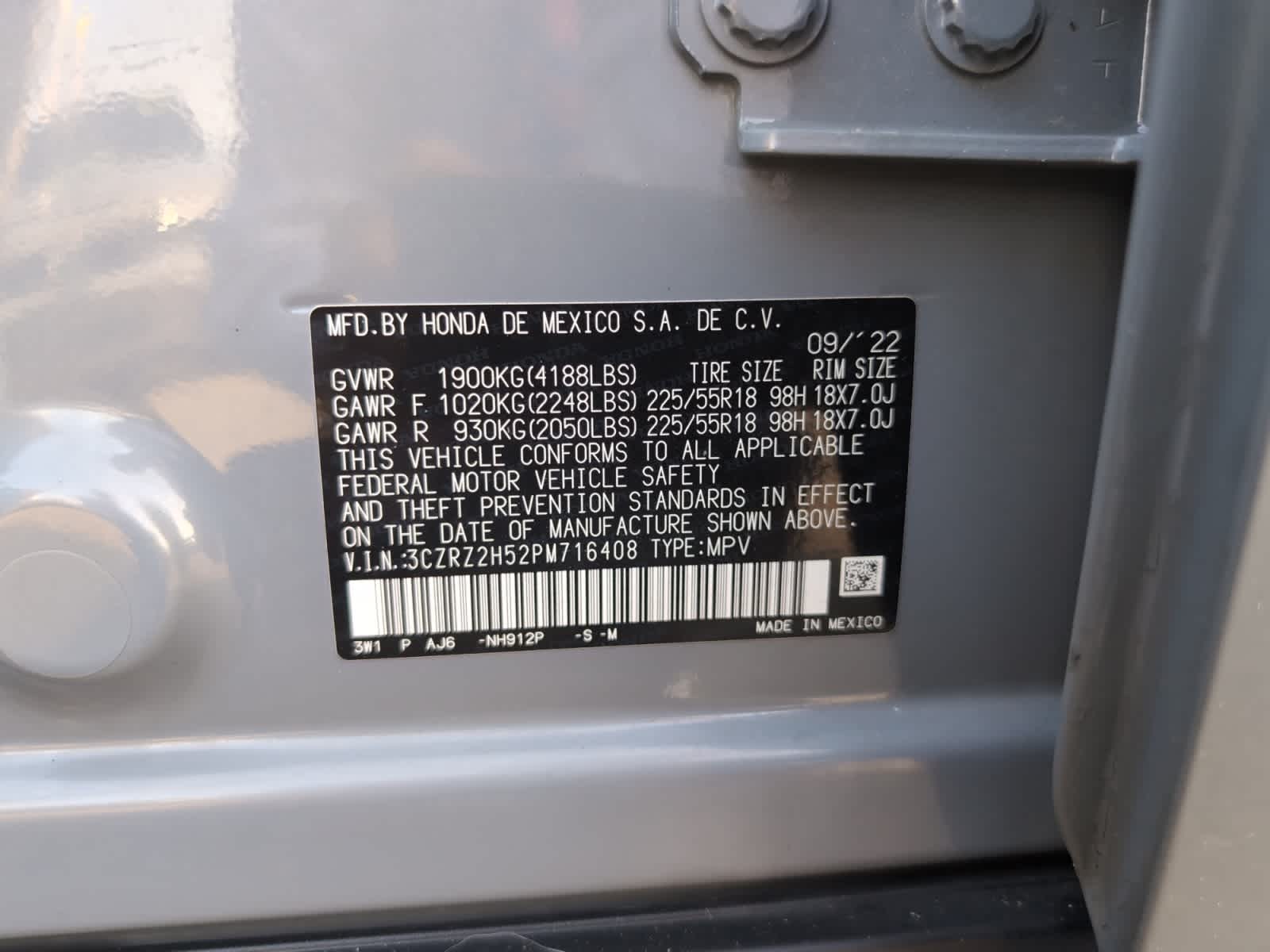 used 2023 Honda HR-V car, priced at $28,498