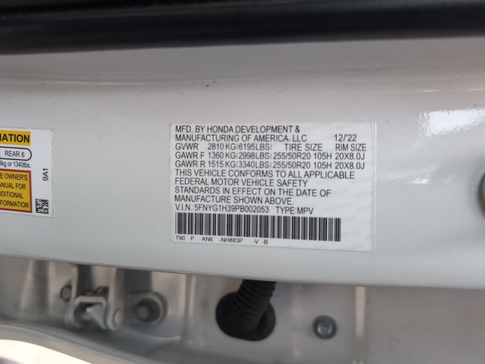 used 2023 Honda Pilot car, priced at $36,998