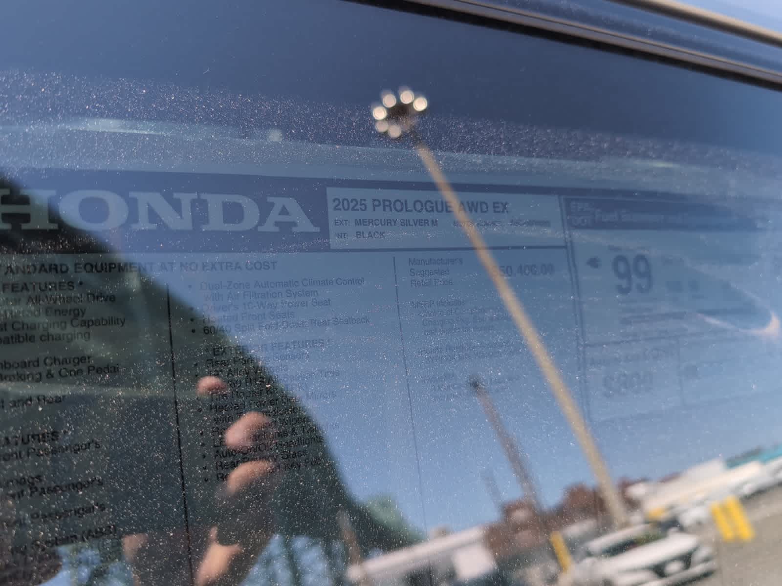 new 2025 Honda Prologue car, priced at $51,850