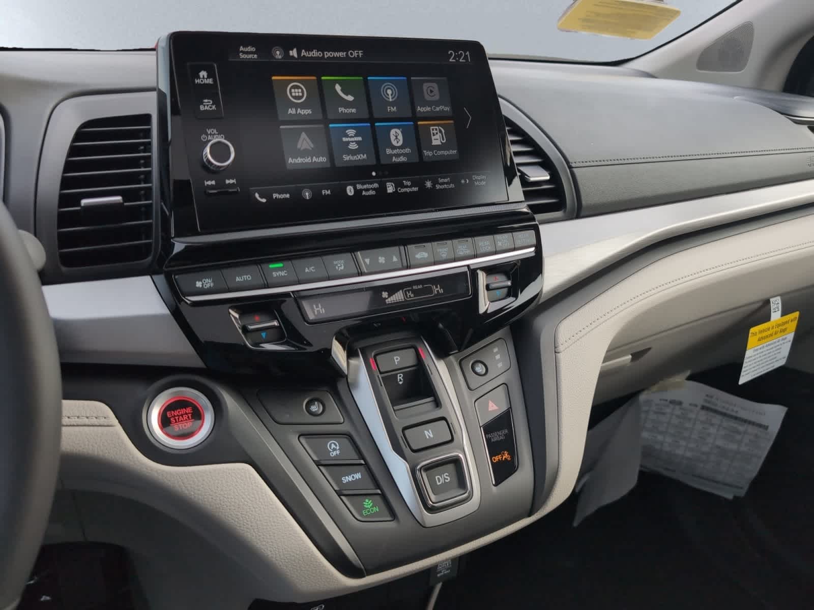 new 2025 Honda Odyssey car, priced at $43,670