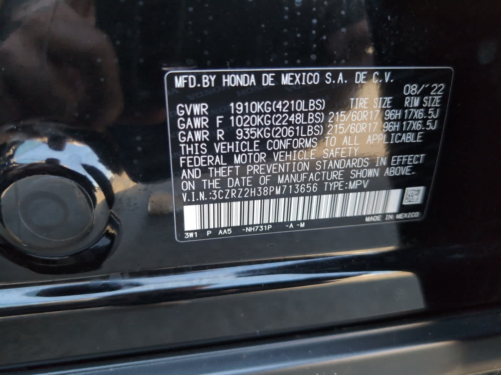 used 2023 Honda HR-V car, priced at $25,298